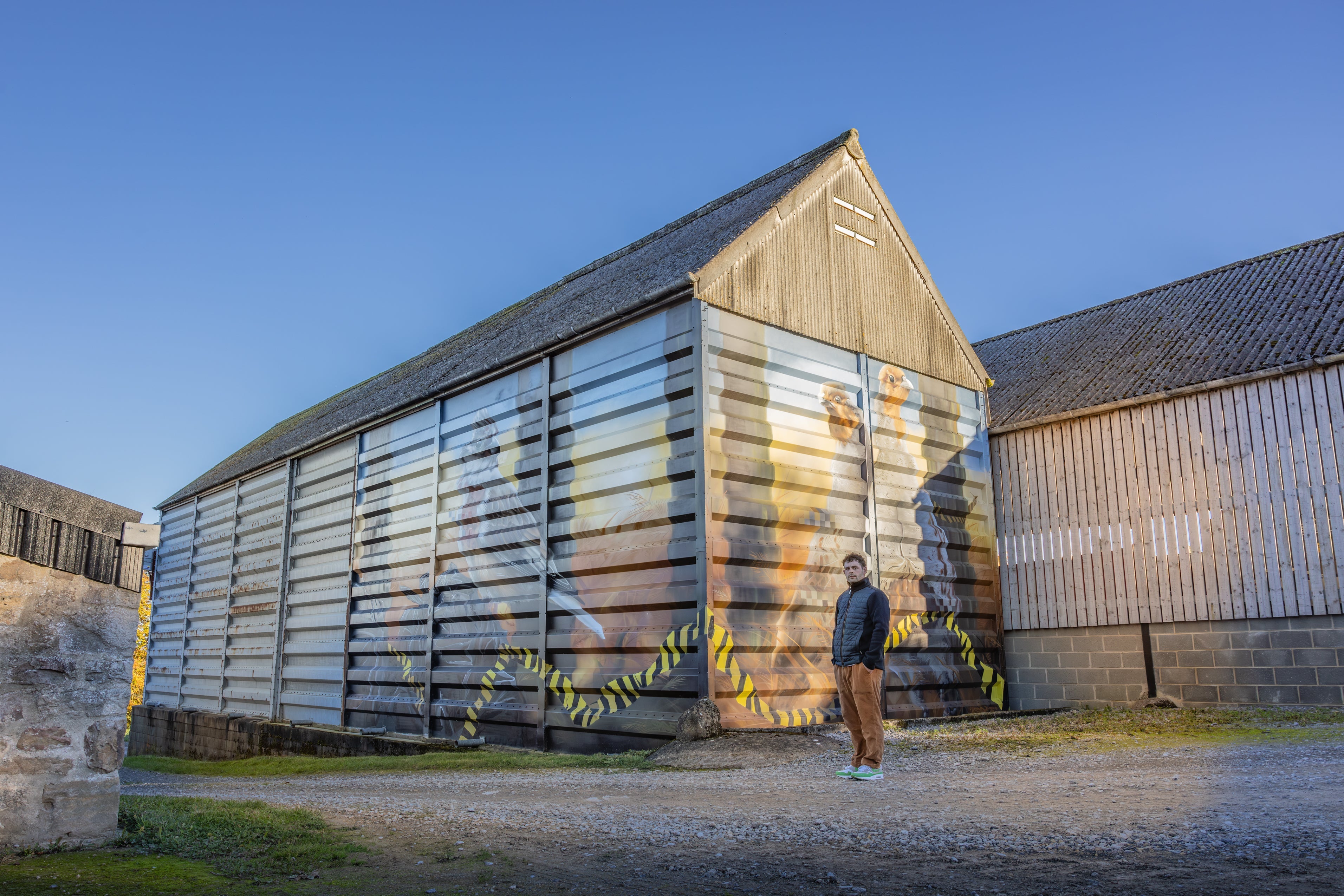 Street art in the countryside