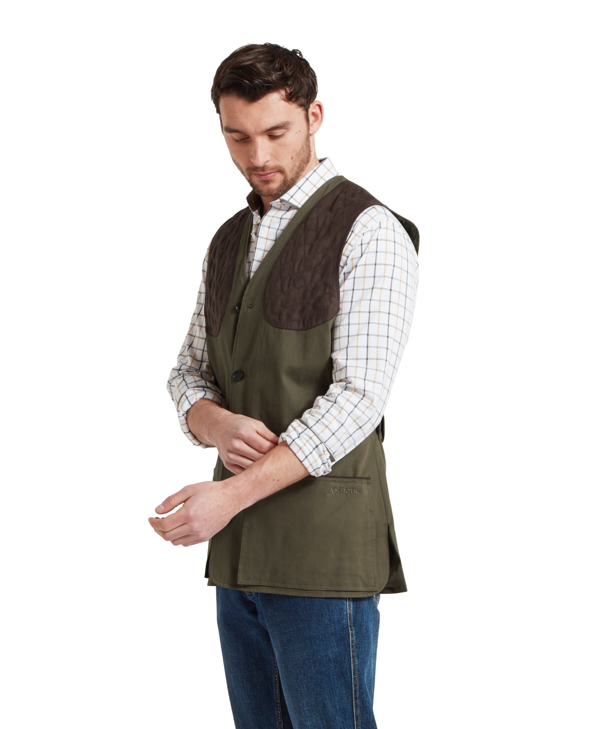 All Season Shooting Vest - Dark Olive