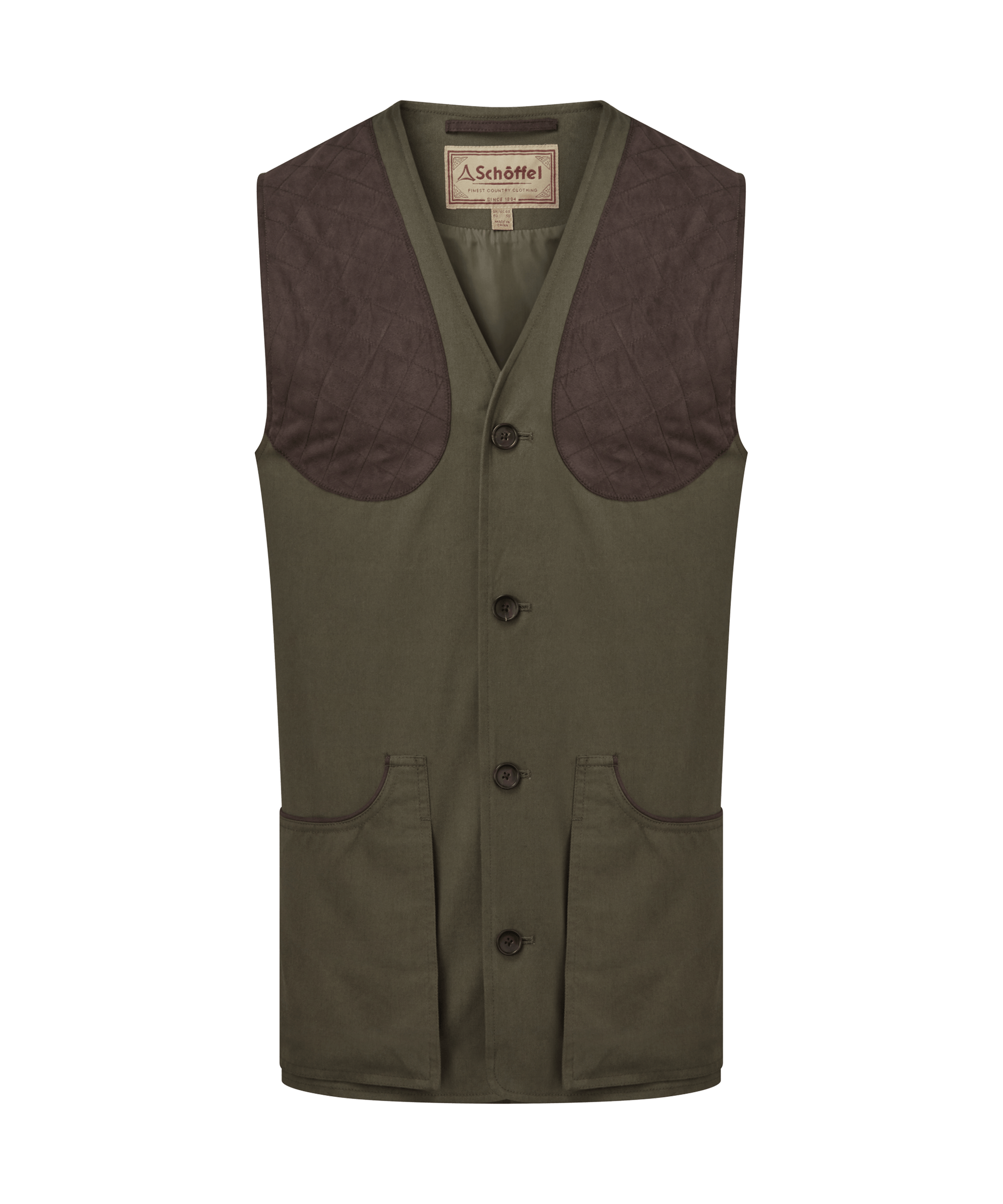 Men s All Season Shooting Vest Green Schoffel Country