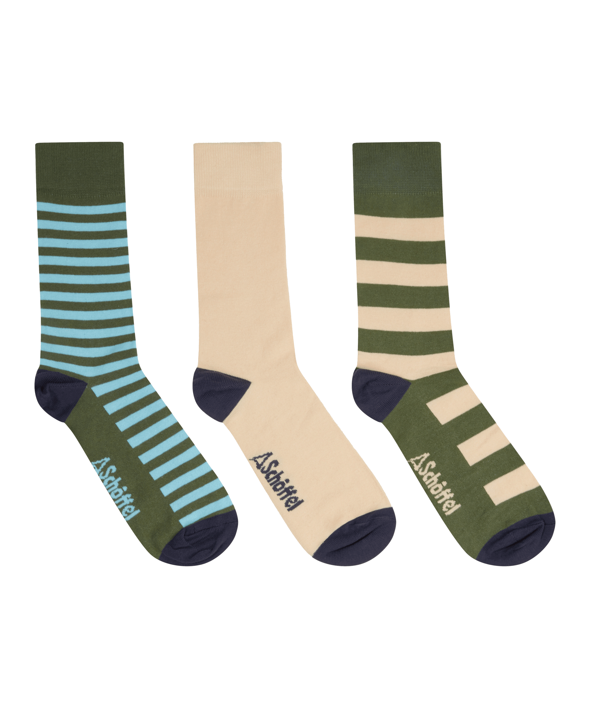 Schöffel Bamboo Sock Box of 3 for Men in Green