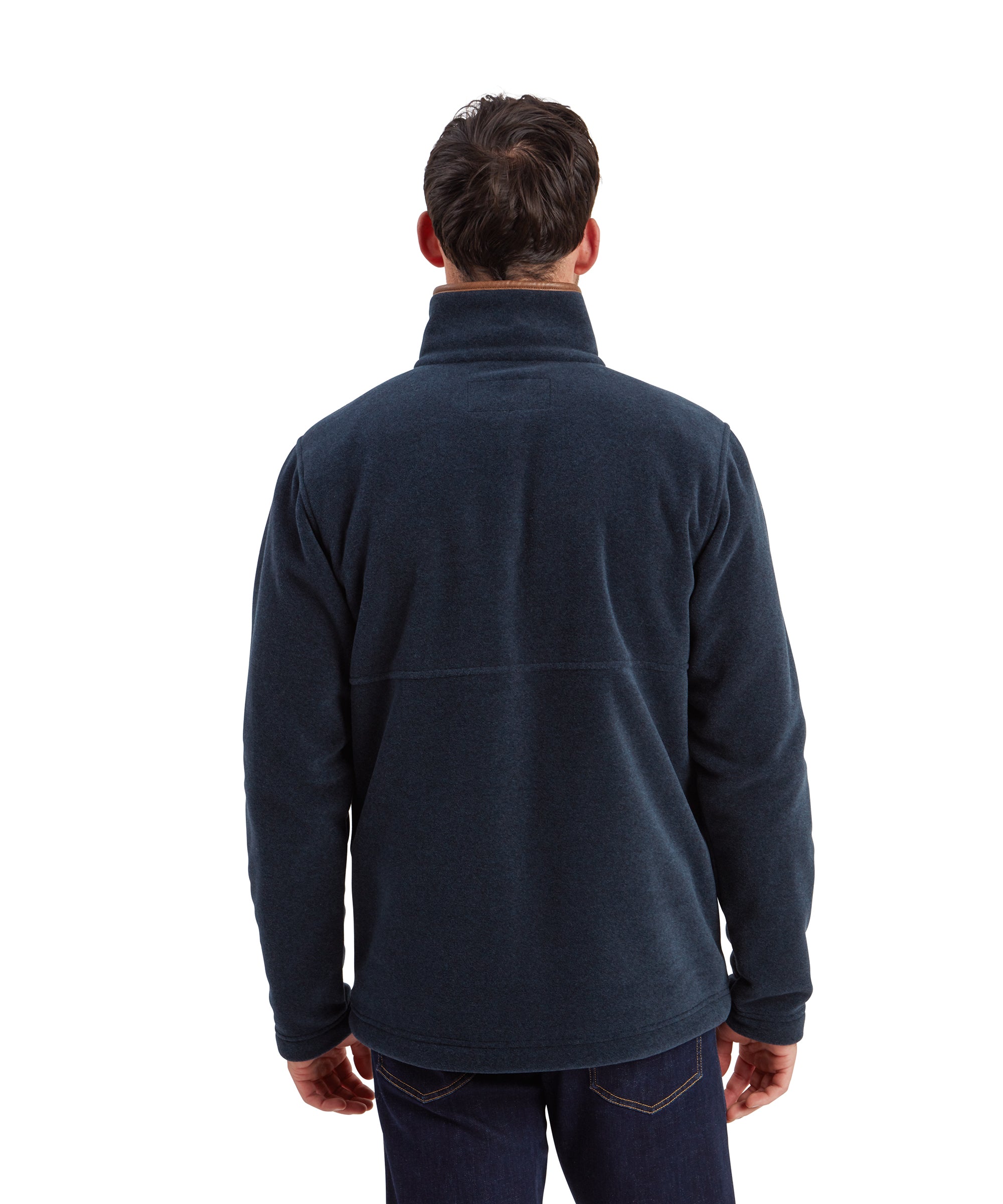 Berkeley Quarter Zip Fleece - Petrol Blue