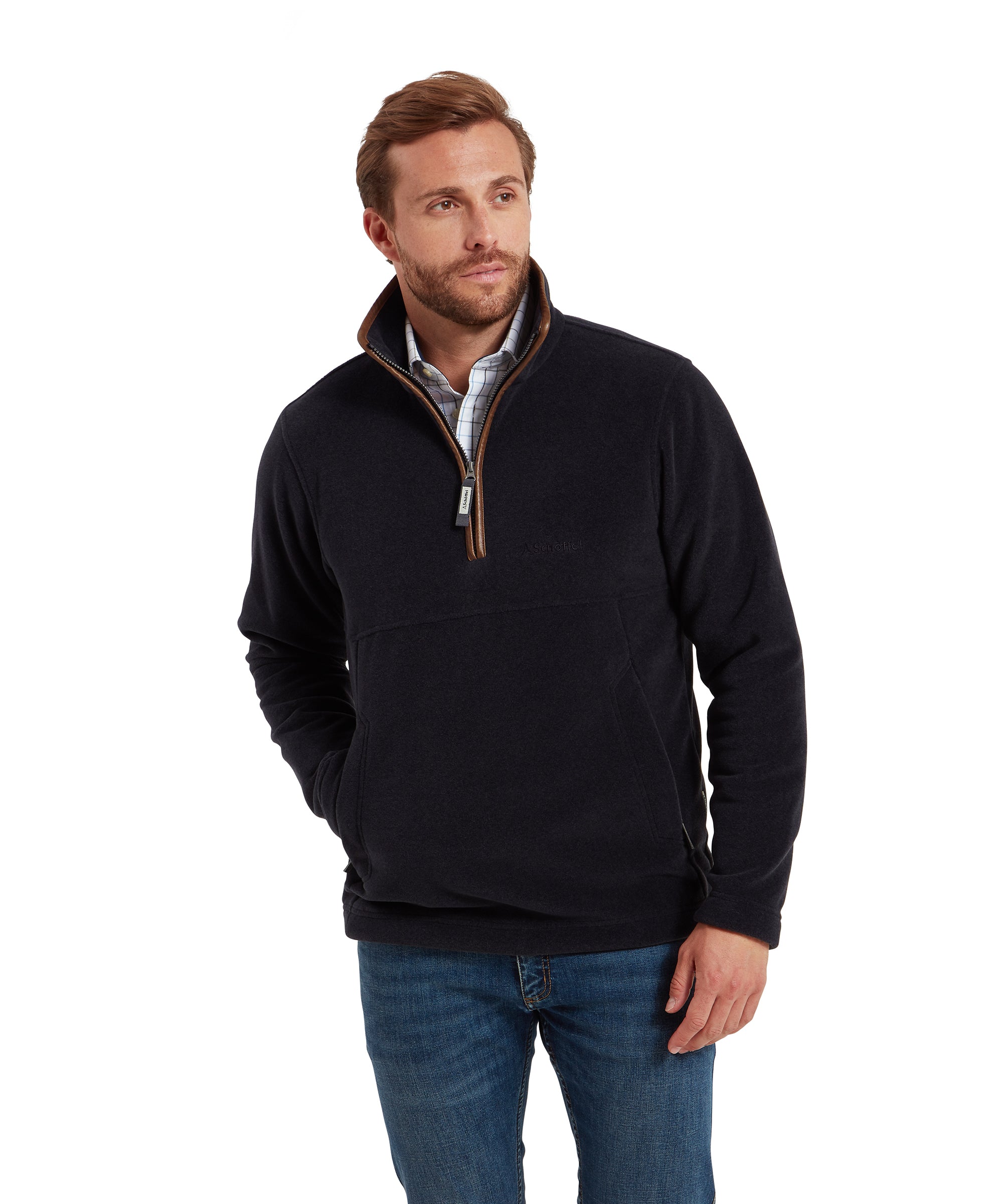 Berkeley Quarter Zip Fleece - Gunmetal