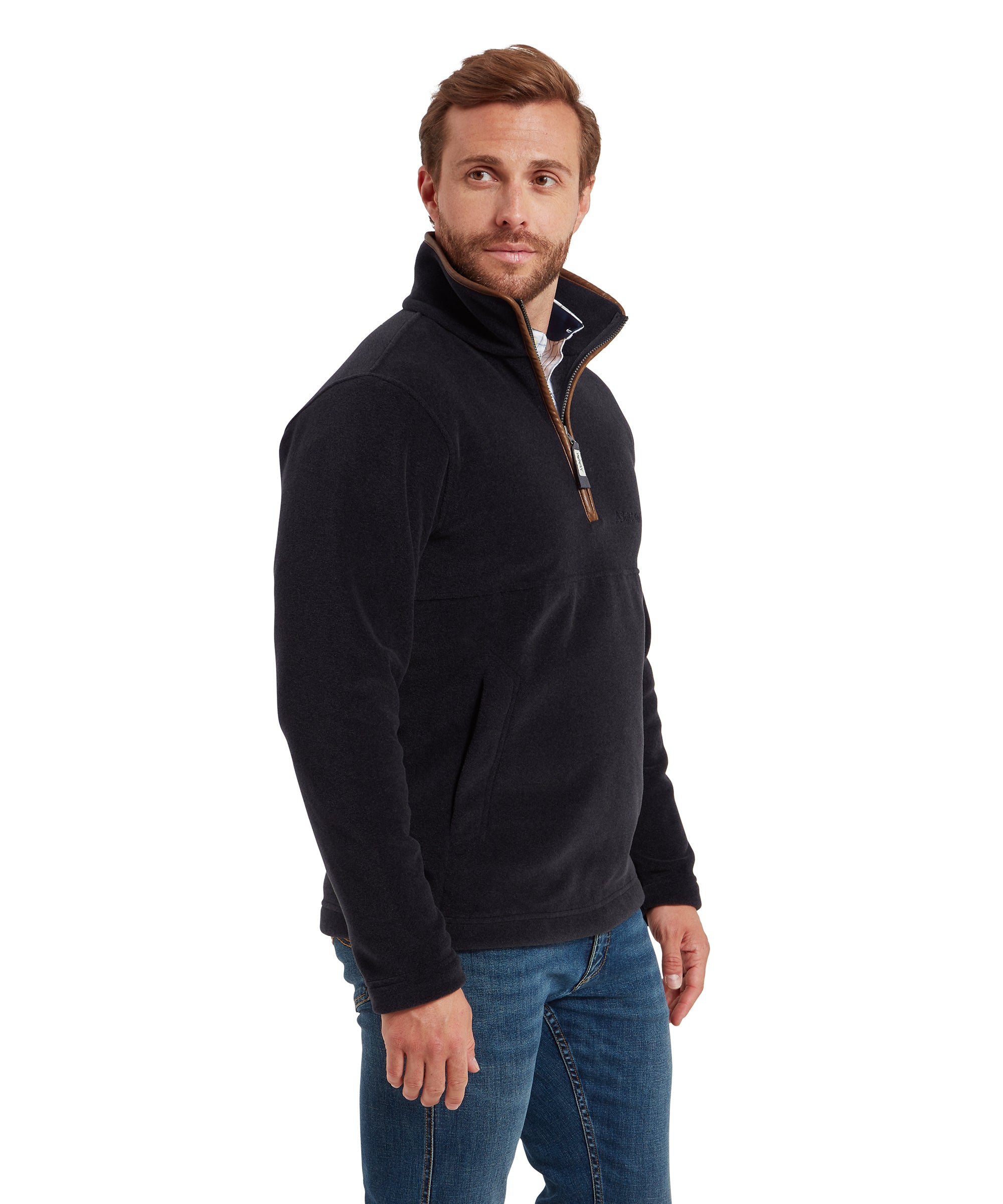 Berkeley Quarter Zip Fleece - Gunmetal