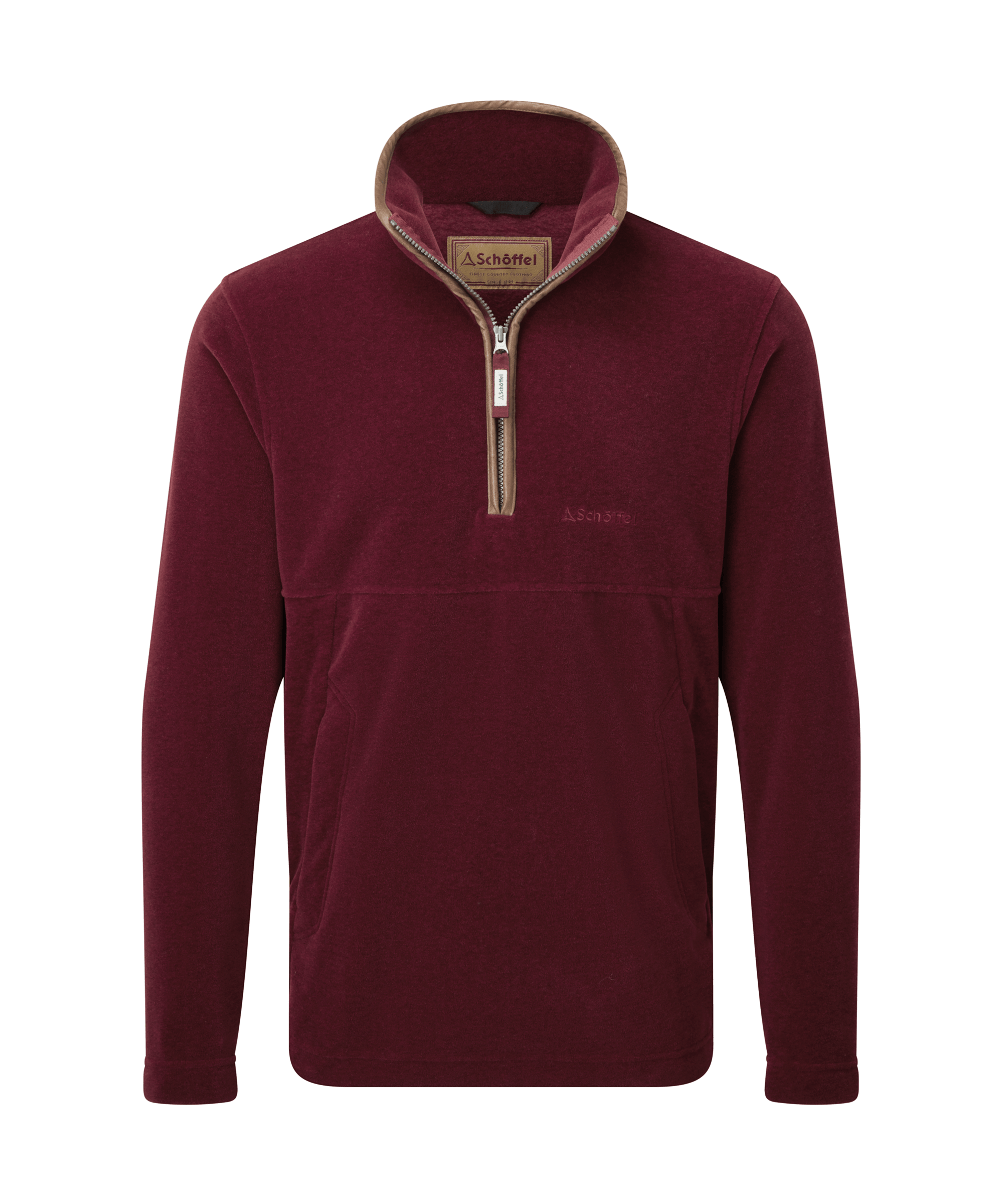 Schöffel Berkeley Fleece 1/4 Zip Fleece for Men in Red