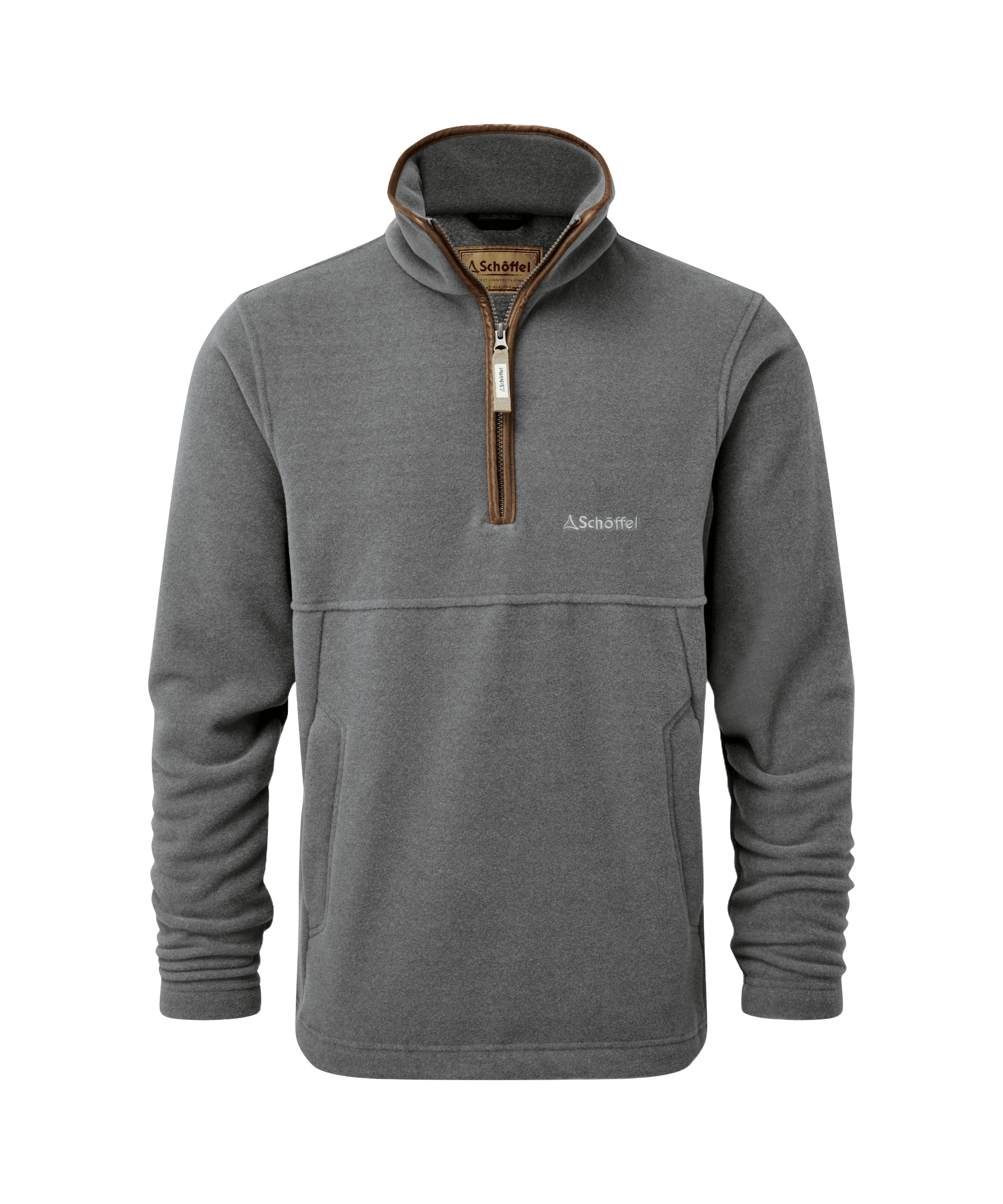 Berkeley Quarter Zip Fleece - Pewter