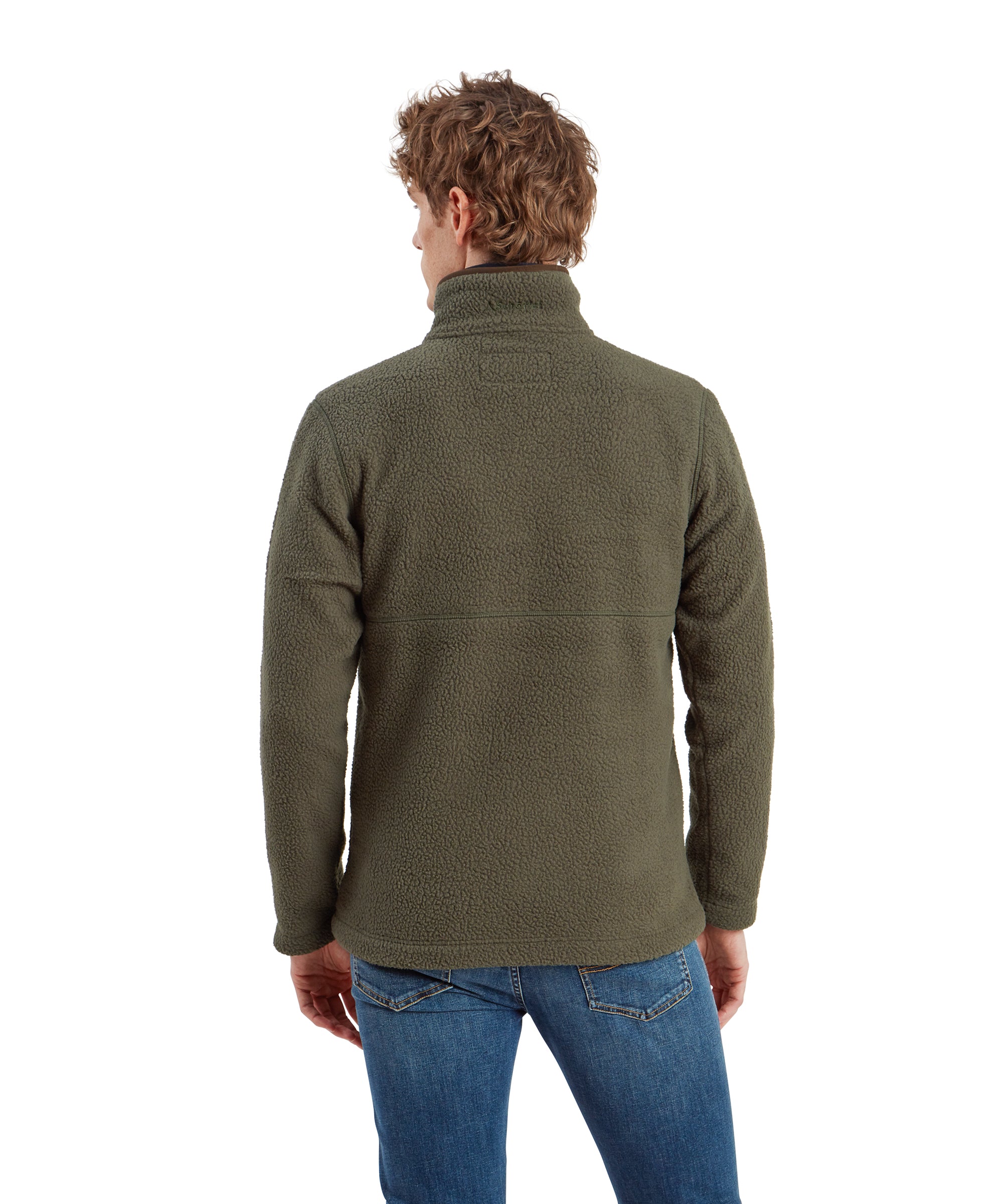 Berkeley Retro Quarter Zip Fleece - Woodland