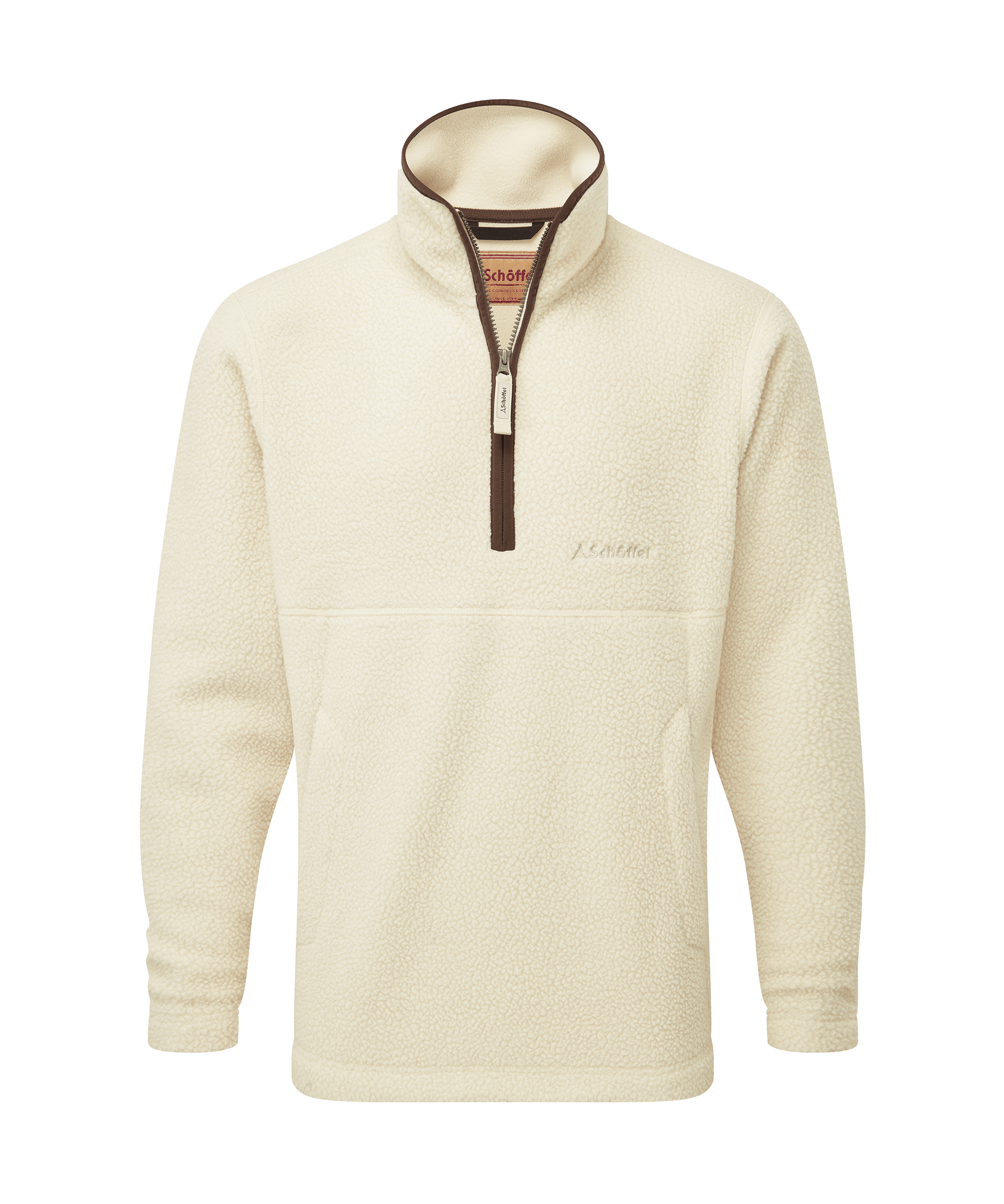 Cream quarter zip fleece sale