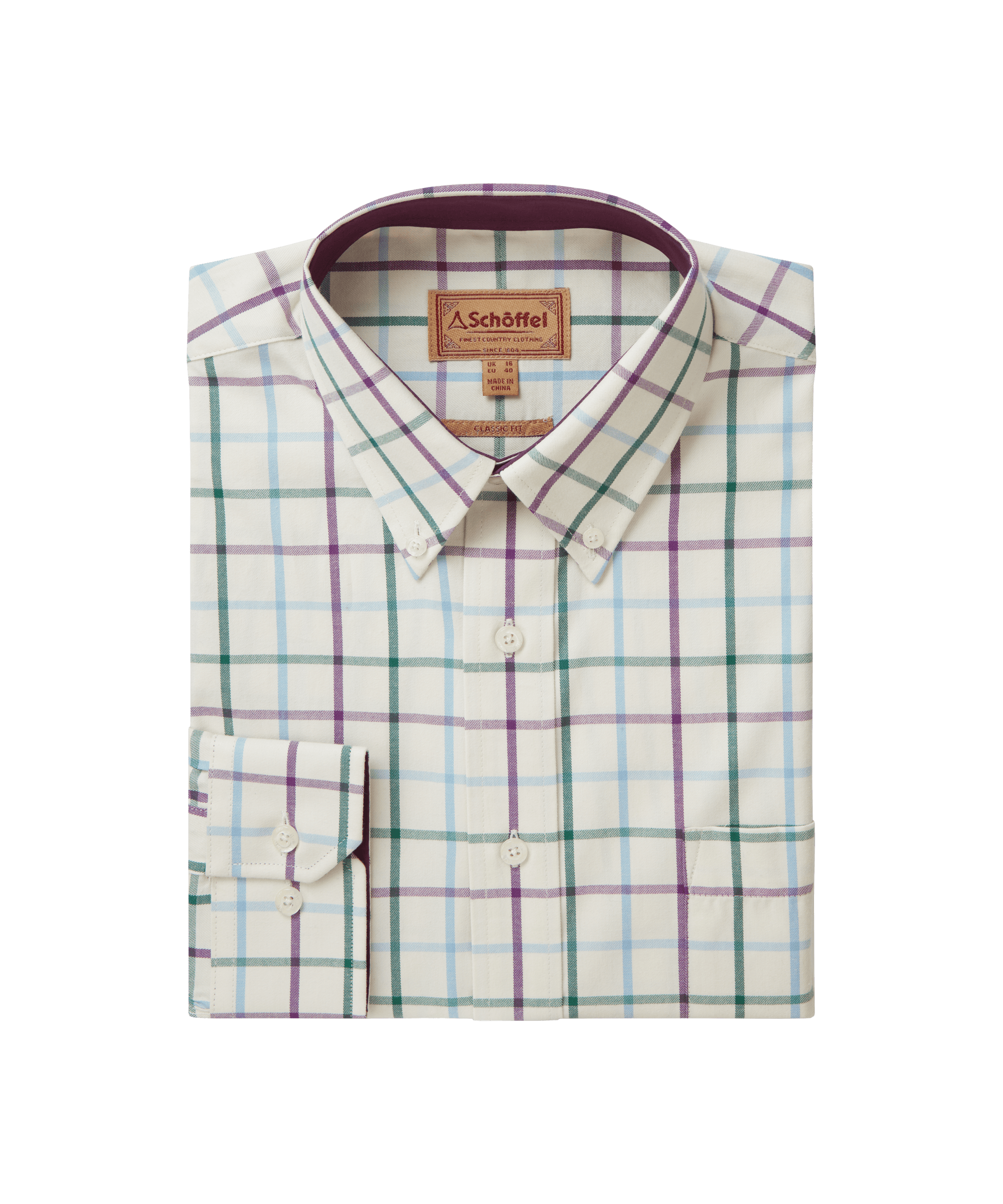 Schöffel Brancaster Classic Shirt for Men in Purple