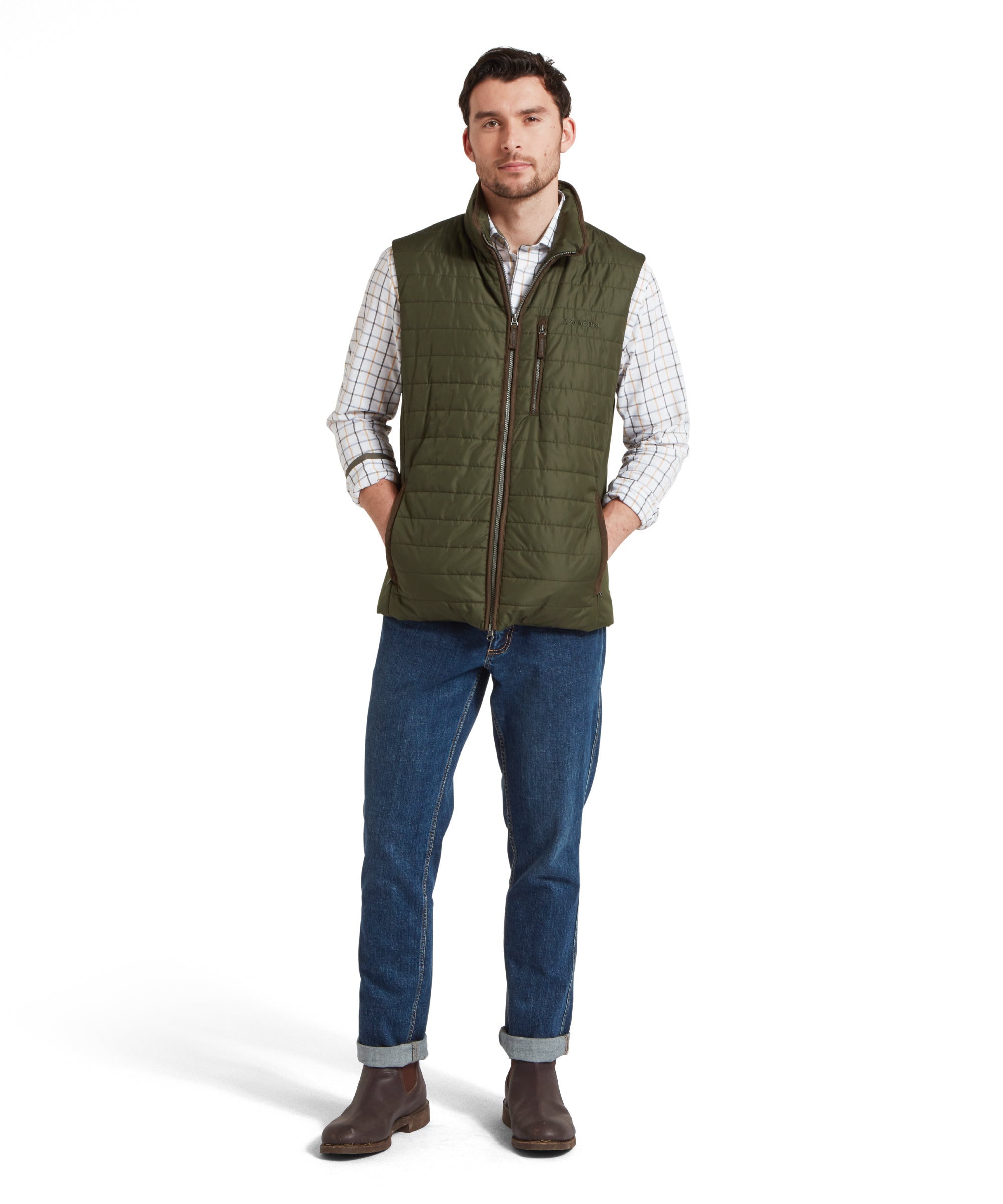 Brora Gilet - Forest