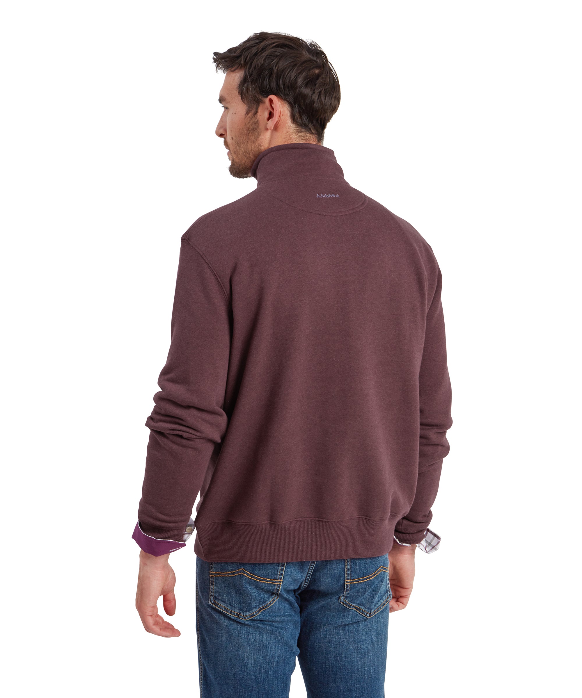 Bude Sweatshirt - Wine Marl