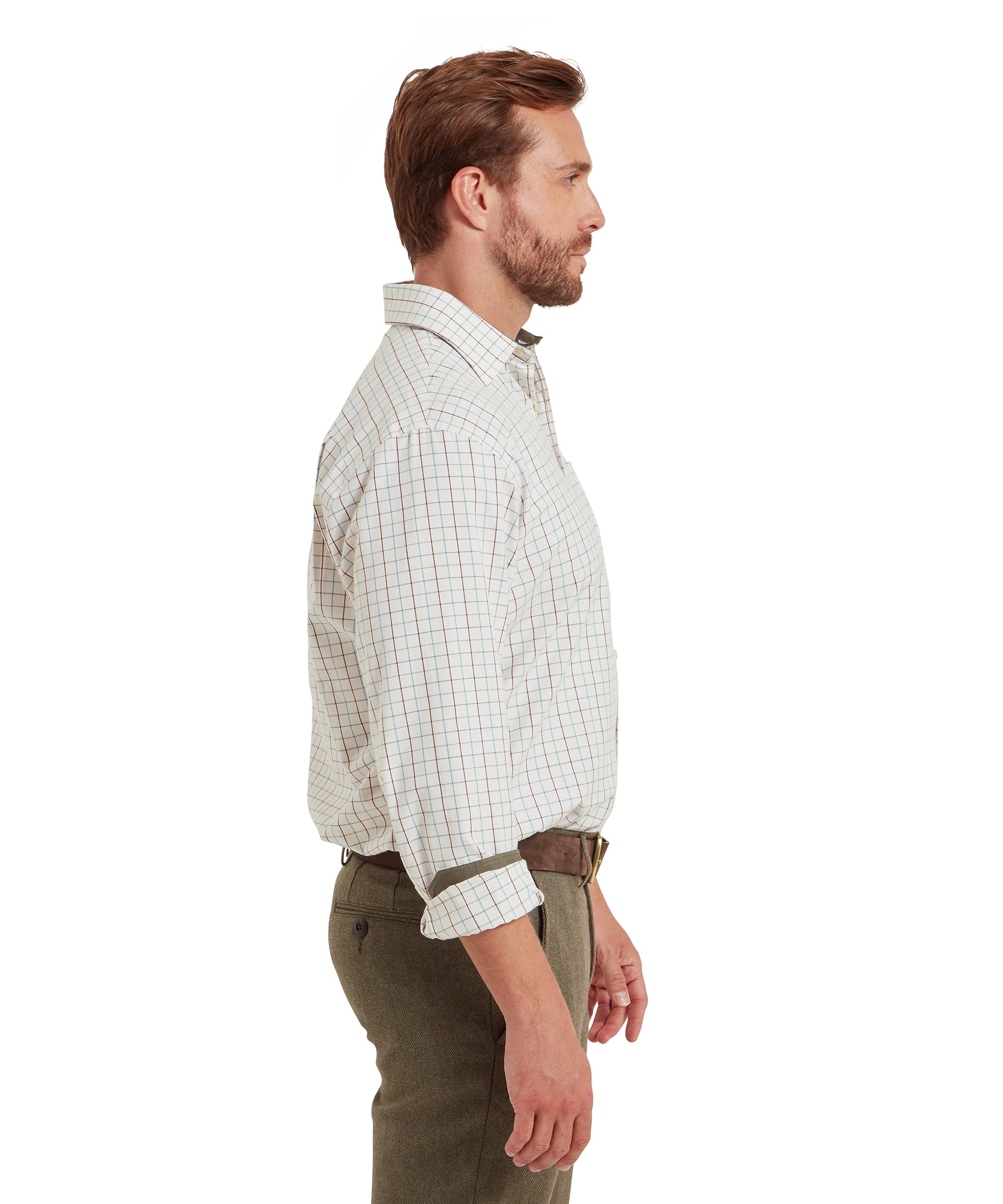 Burnham Tattersall Classic Shirt - Moss Tattersall