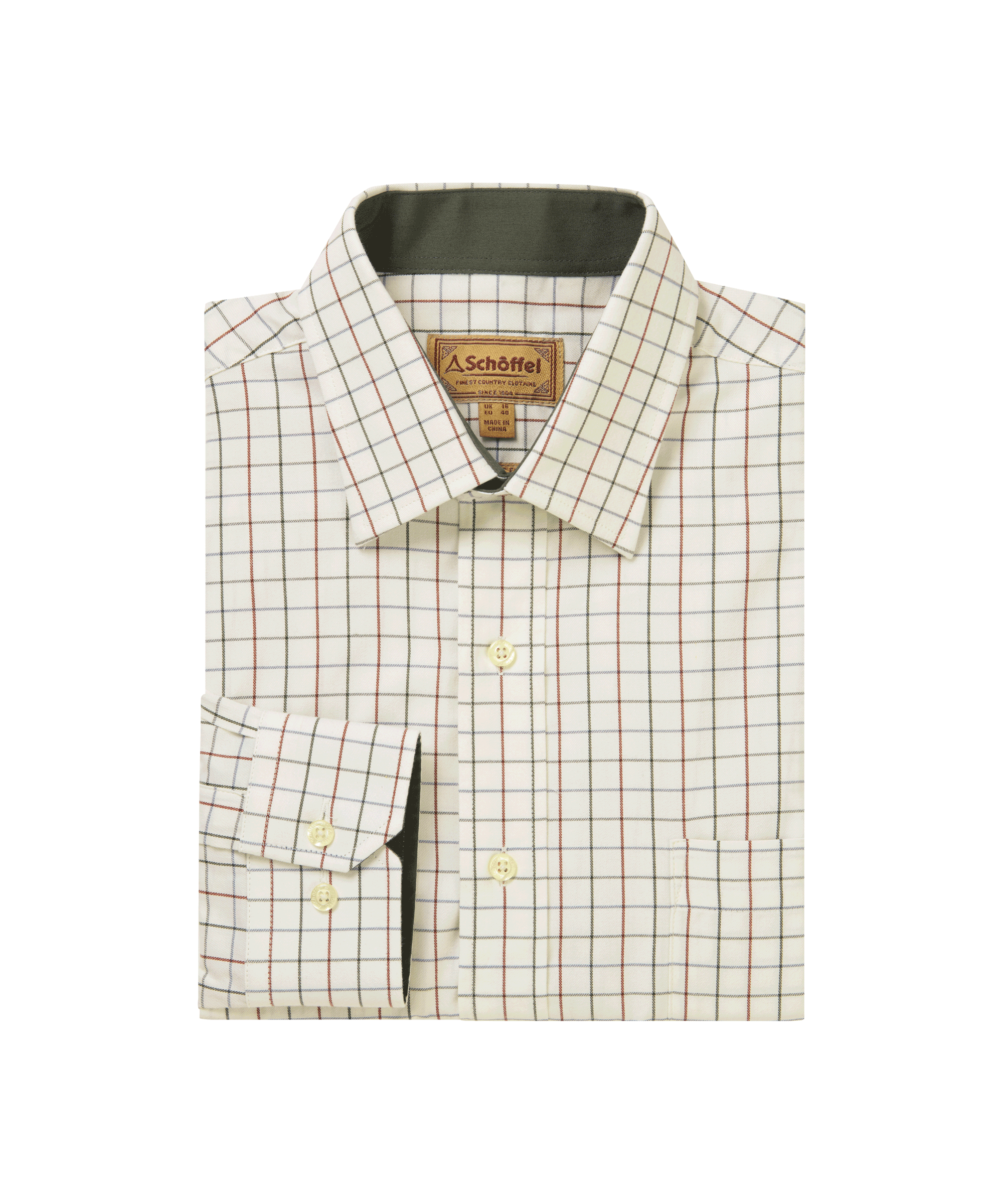 Burnham Tattersall Classic Shirt - Woodland Tattersall