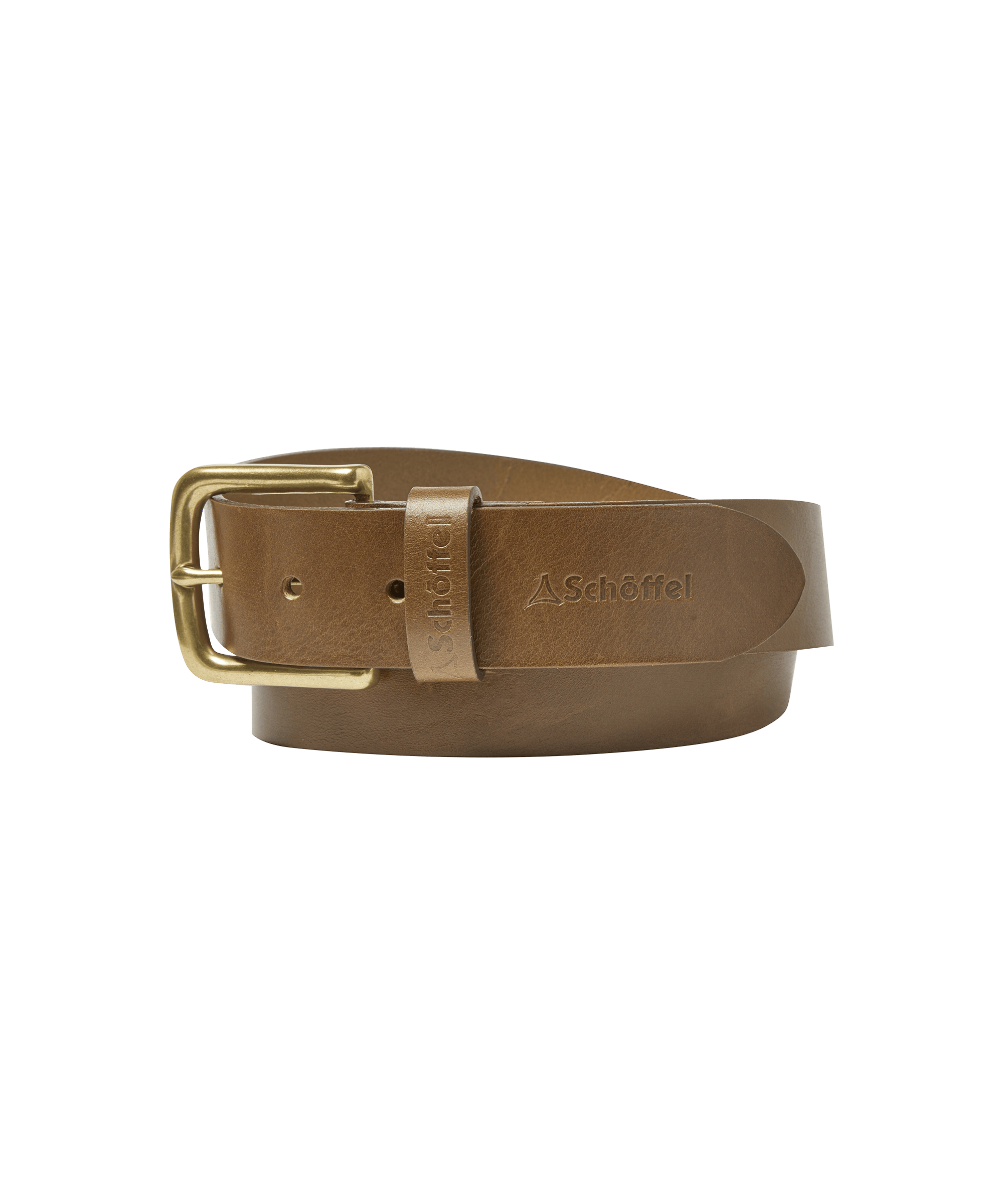 Schöffel Castleton Leather Belt for Men in Tan