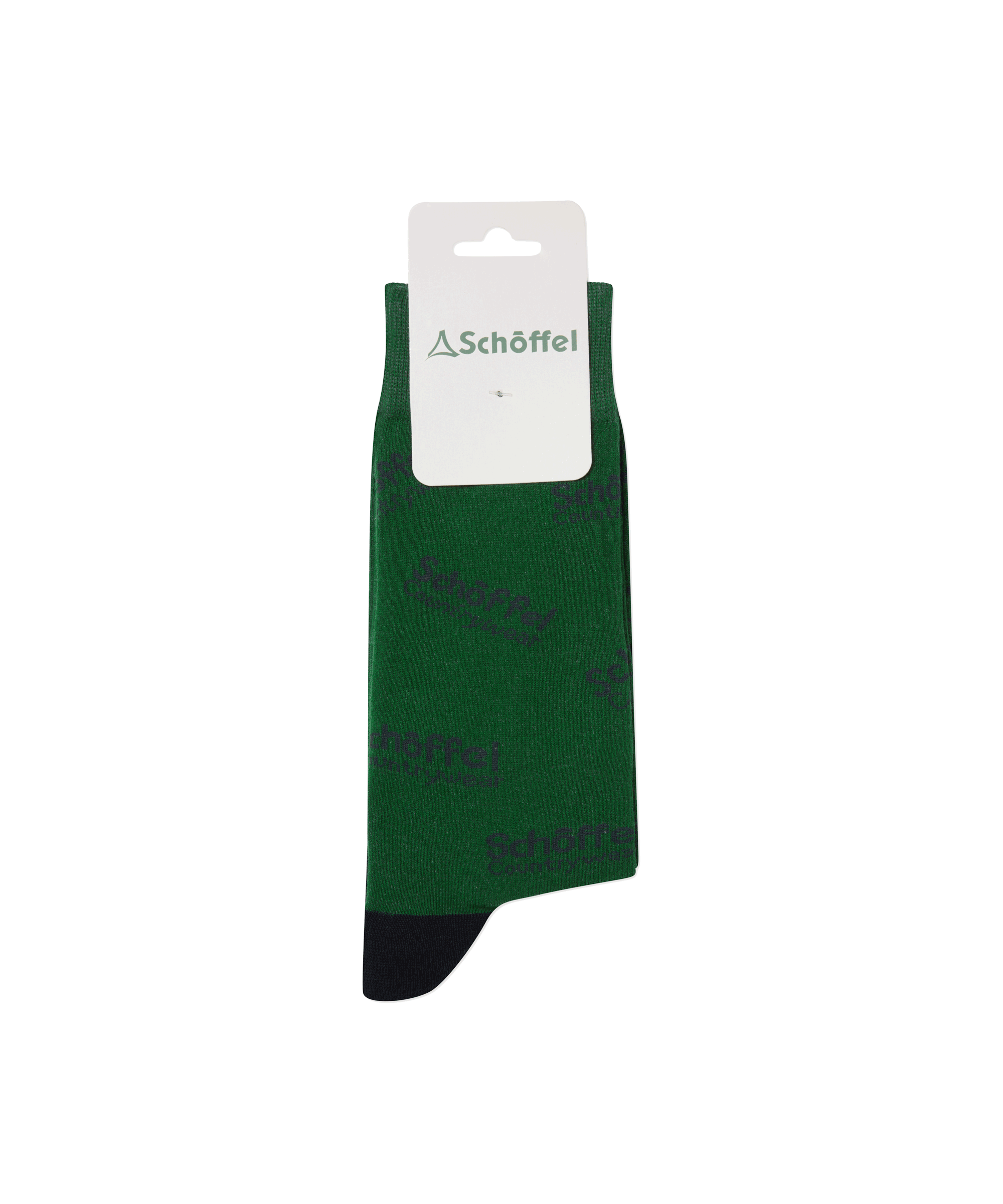 Schöffel Cotton Sock for Men in Hunter Green