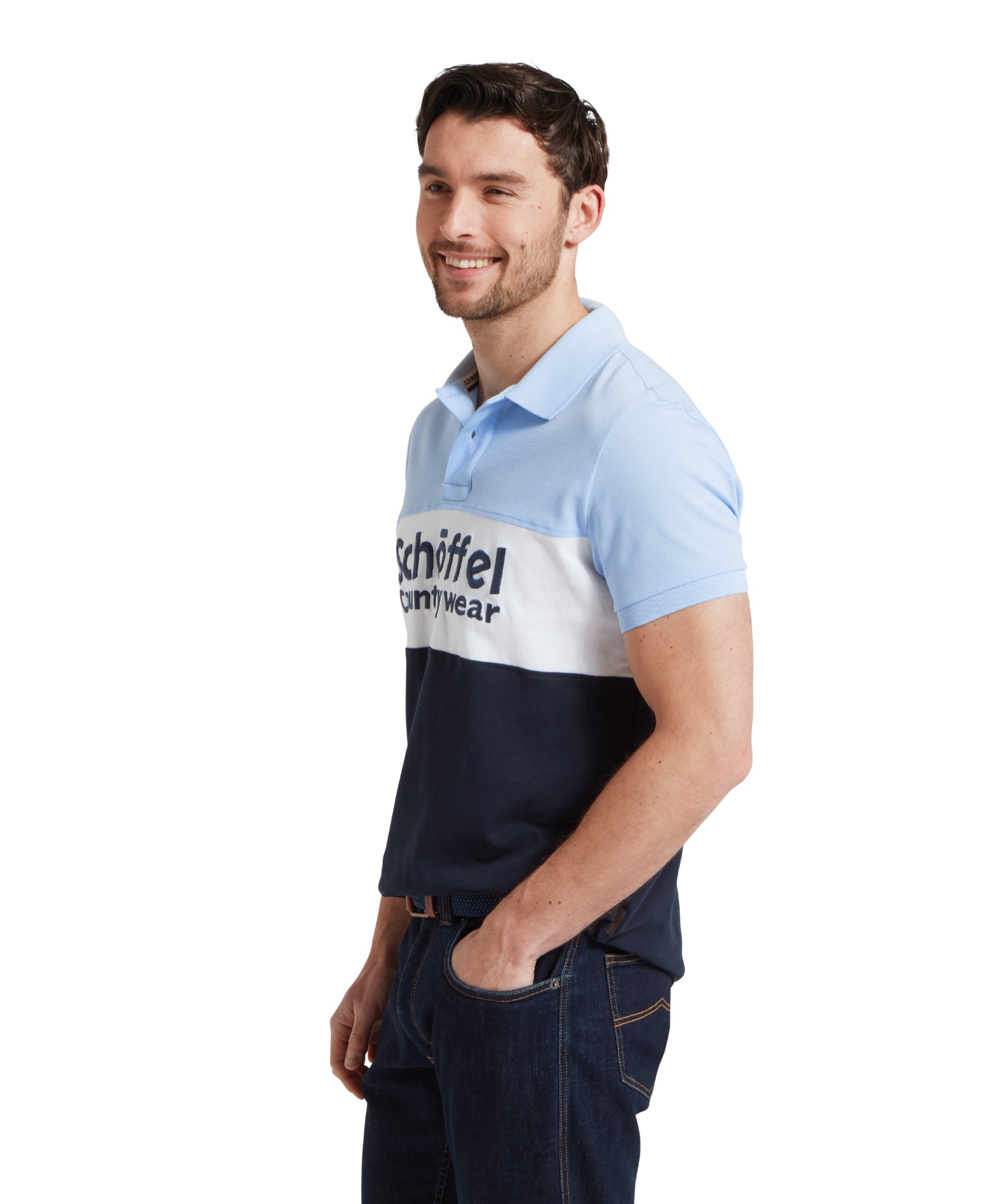 Exeter Heritage Polo Shirt - Pale Blue