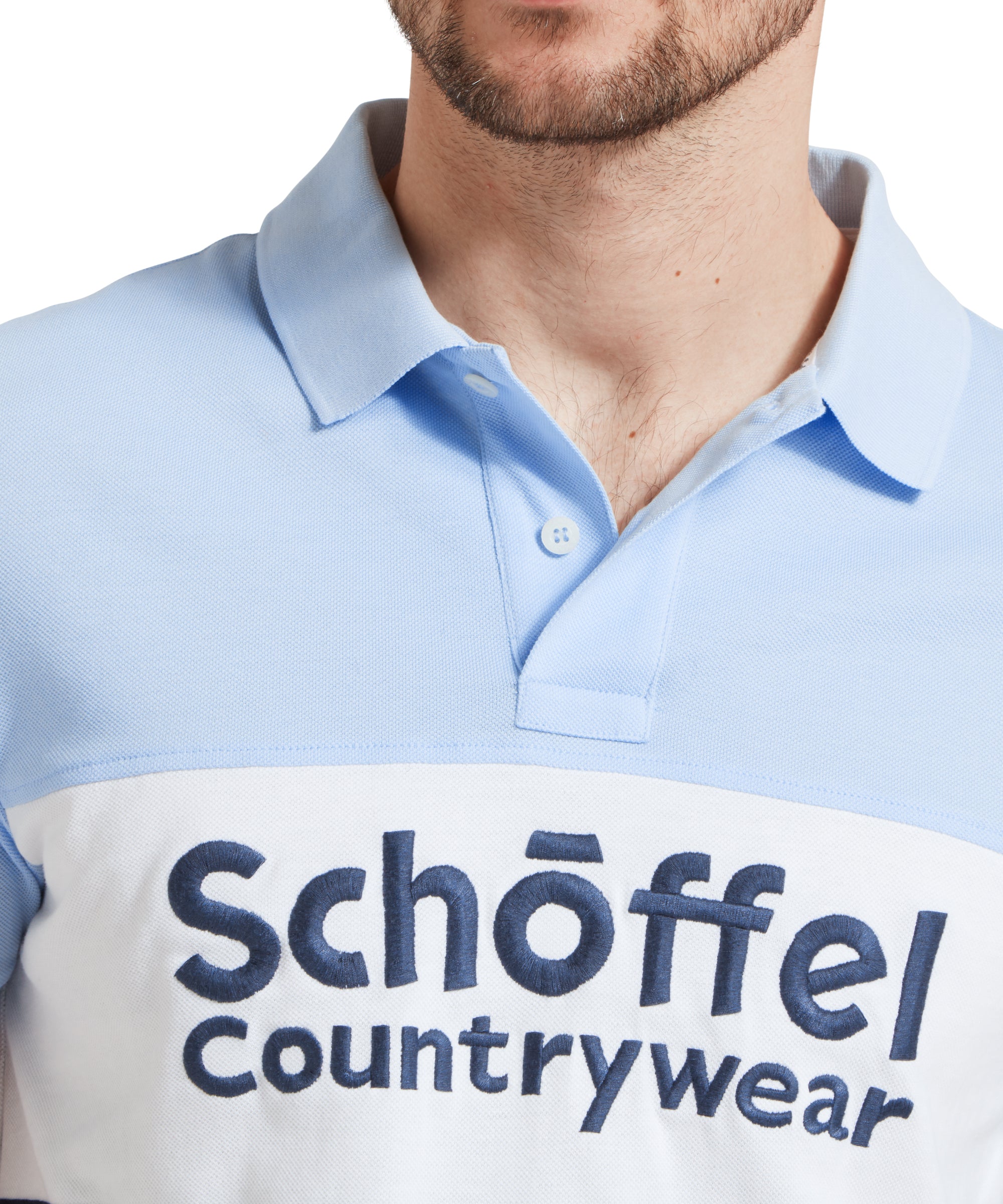 Exeter Heritage Polo Shirt - Pale Blue