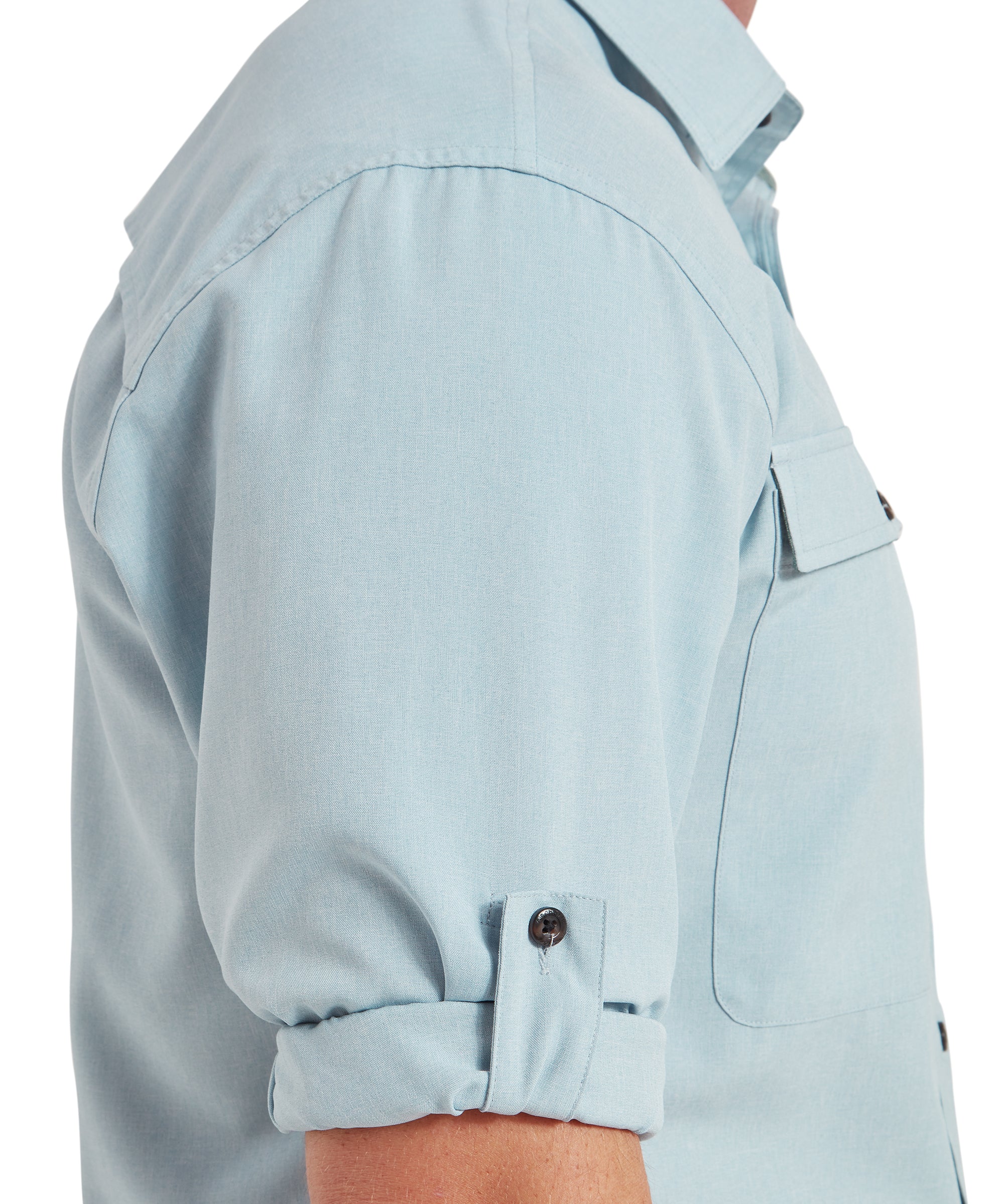 Findhorn Technical Fishing Shirt - Ice Grey