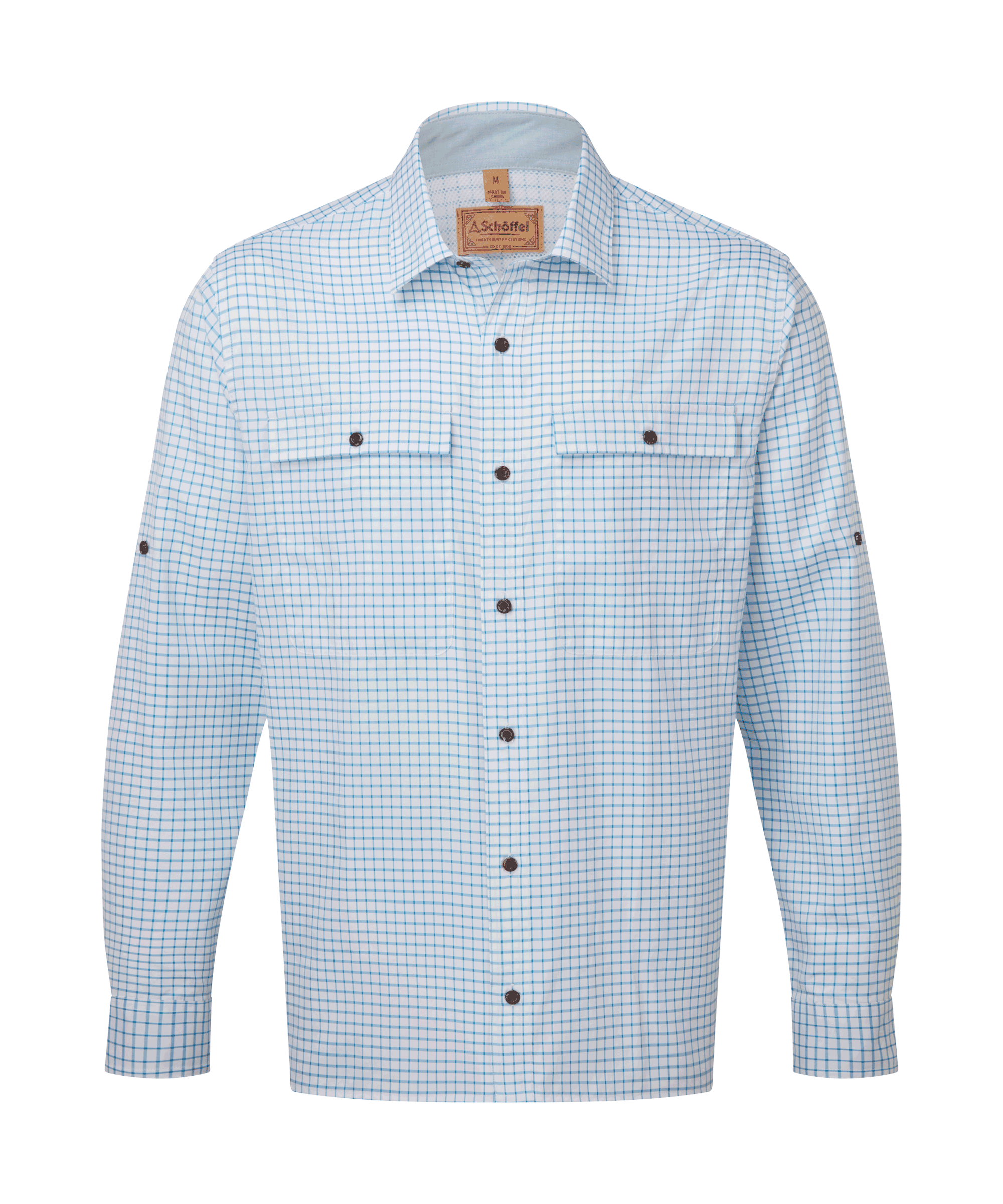 Schöffel Findhorn Technical Fishing Shirt for Men in Blue