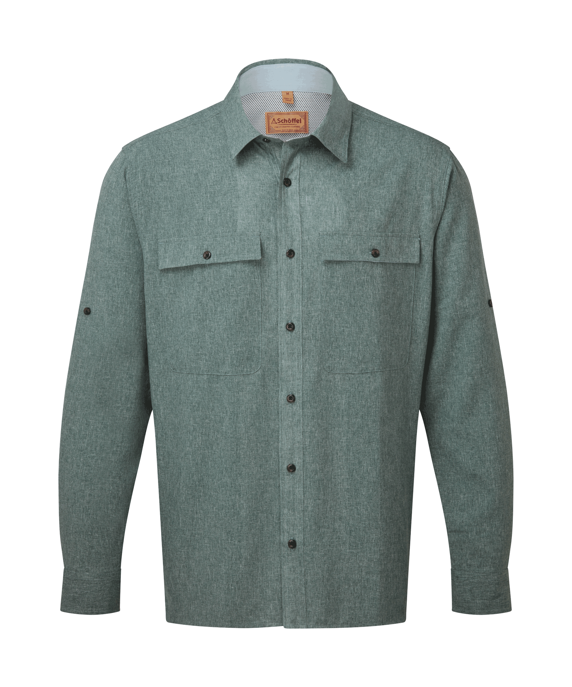 Schöffel Findhorn Technical Fishing Shirt for Men in Teal