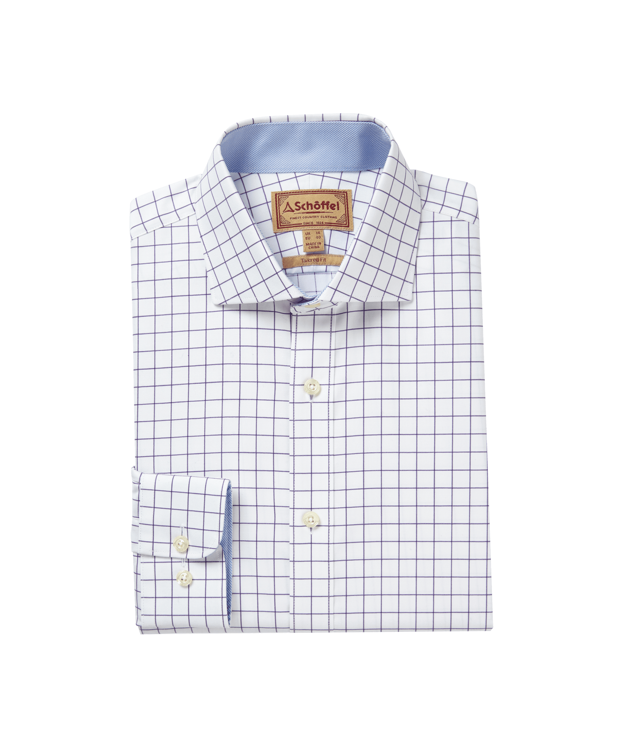 Schöffel Greenwich Tailored Shirt for Men in Purple