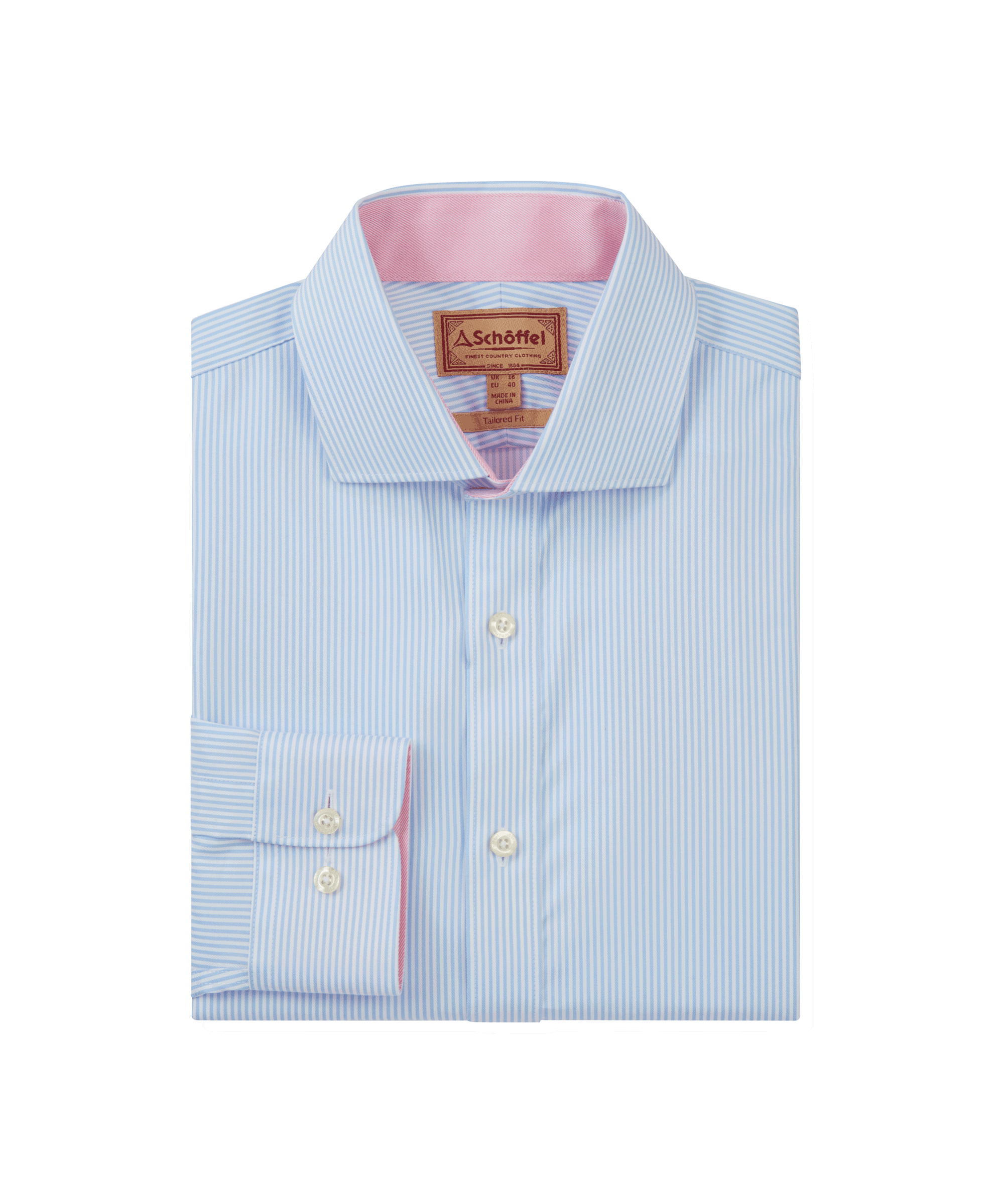 Schöffel Greenwich Tailored Shirt for Men in Blue Stripe