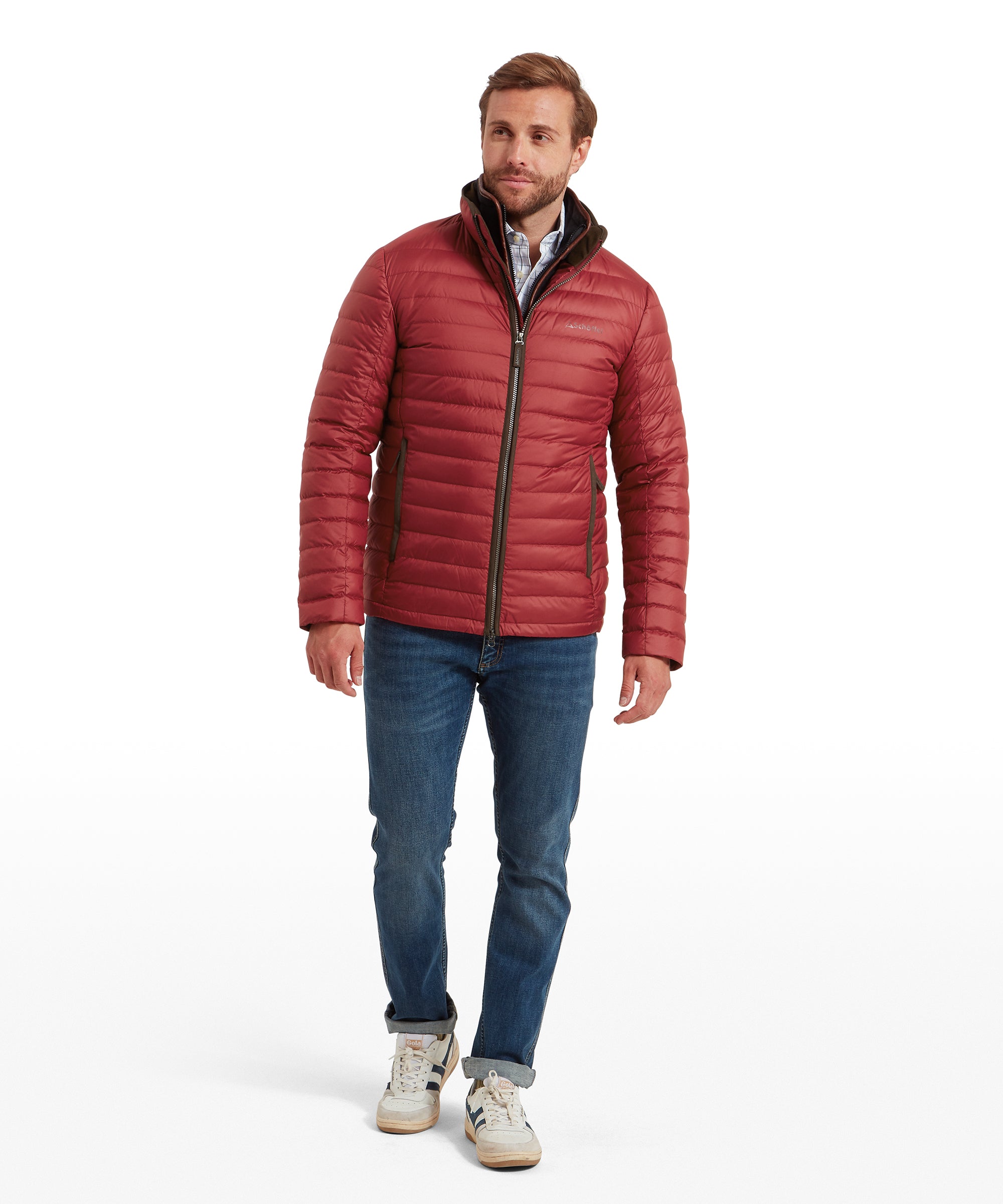 Hallaton Down Jacket - Chilli