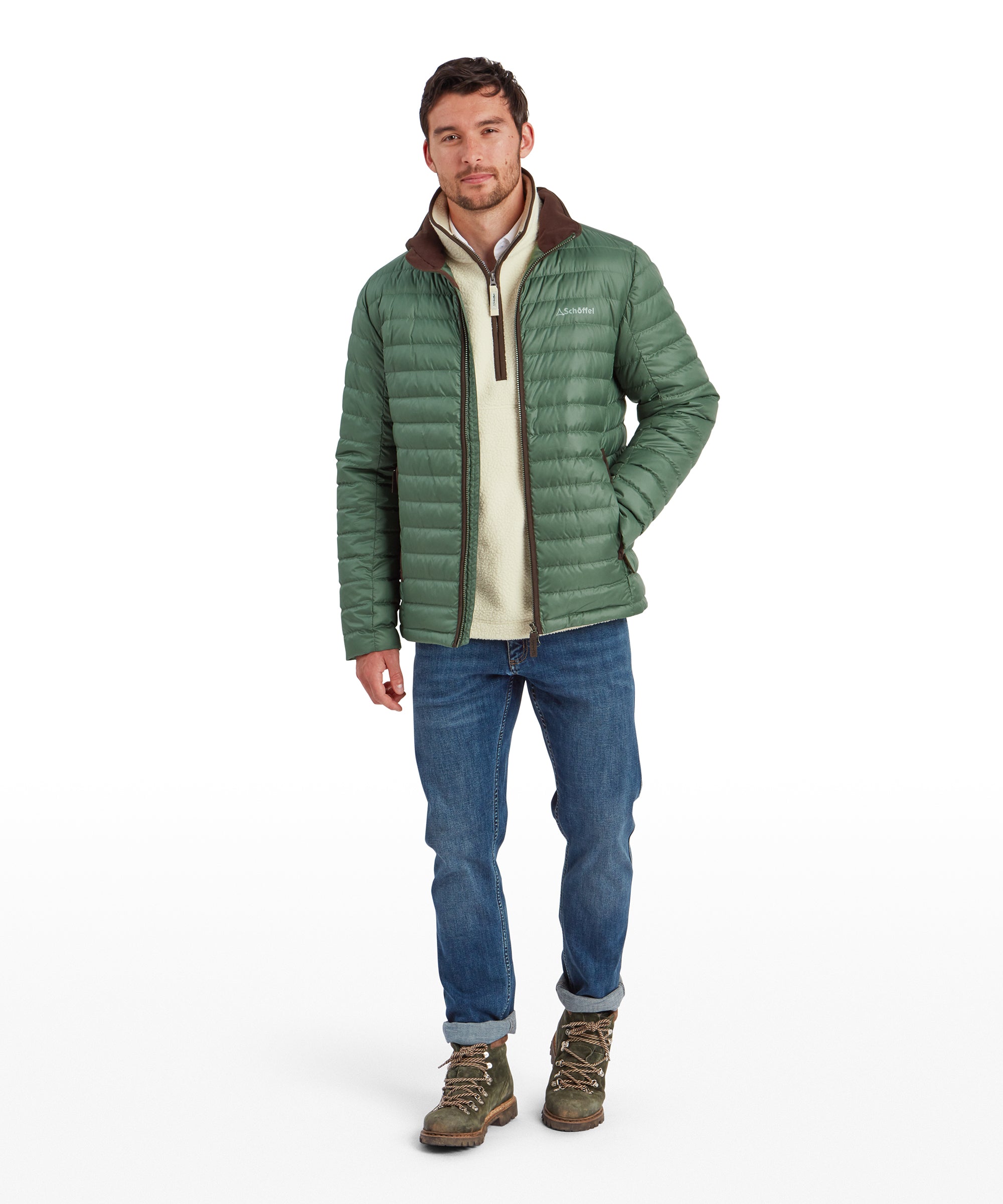 Hallaton Down Jacket - Pine Green