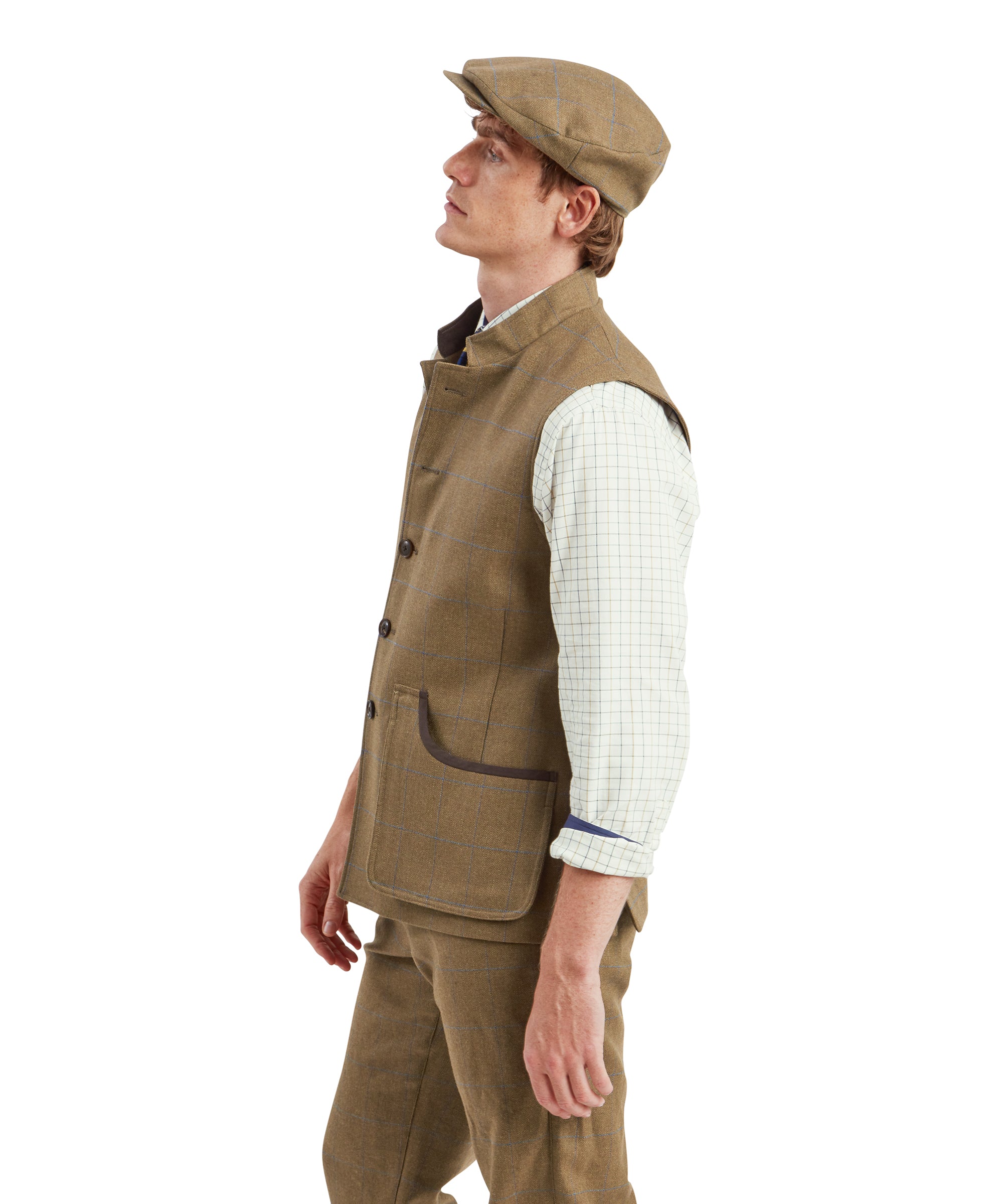 Schoffel tweed waistcoat sale