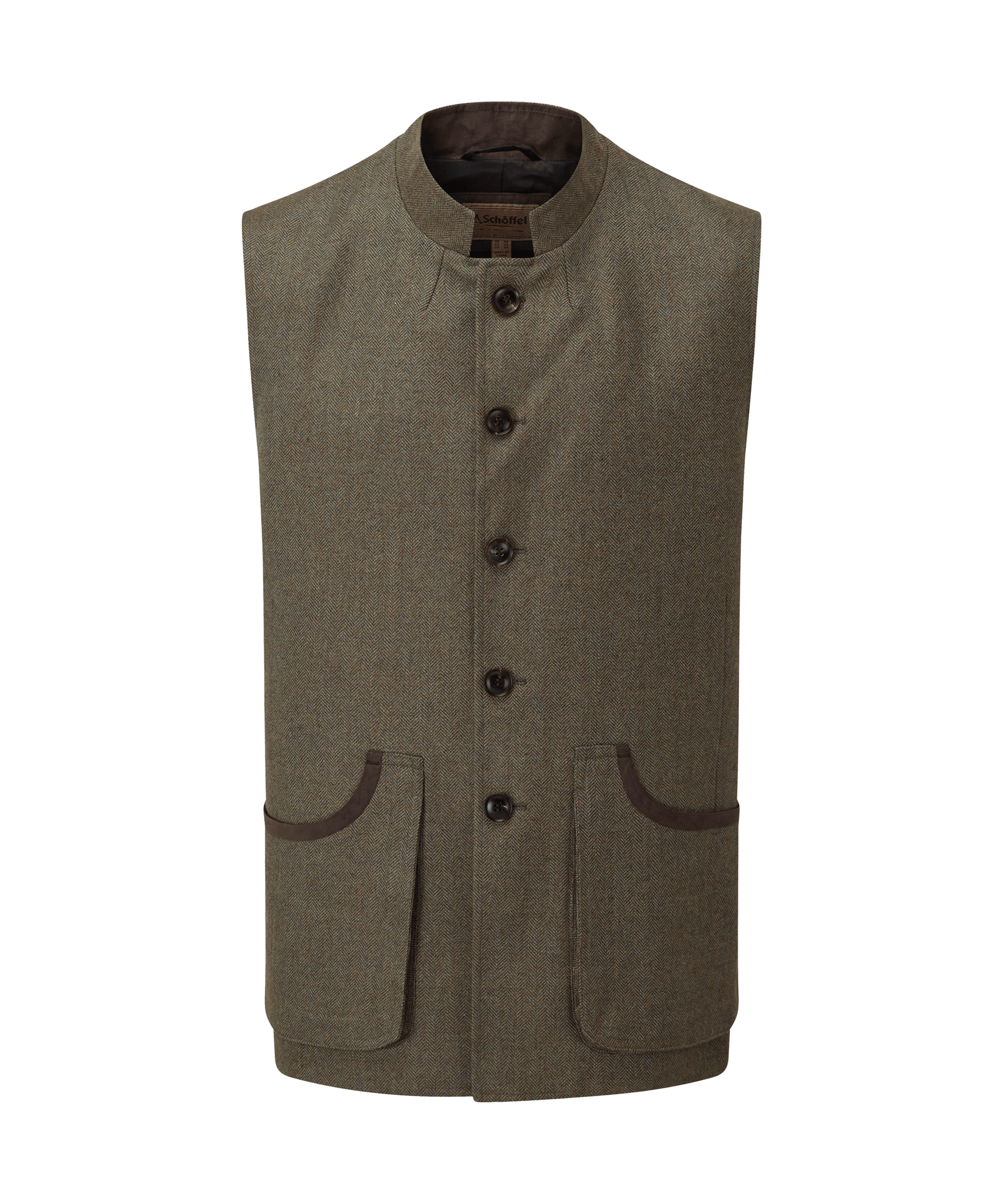 Schöffel Holcot Tweed Waistcoat for Men in Green