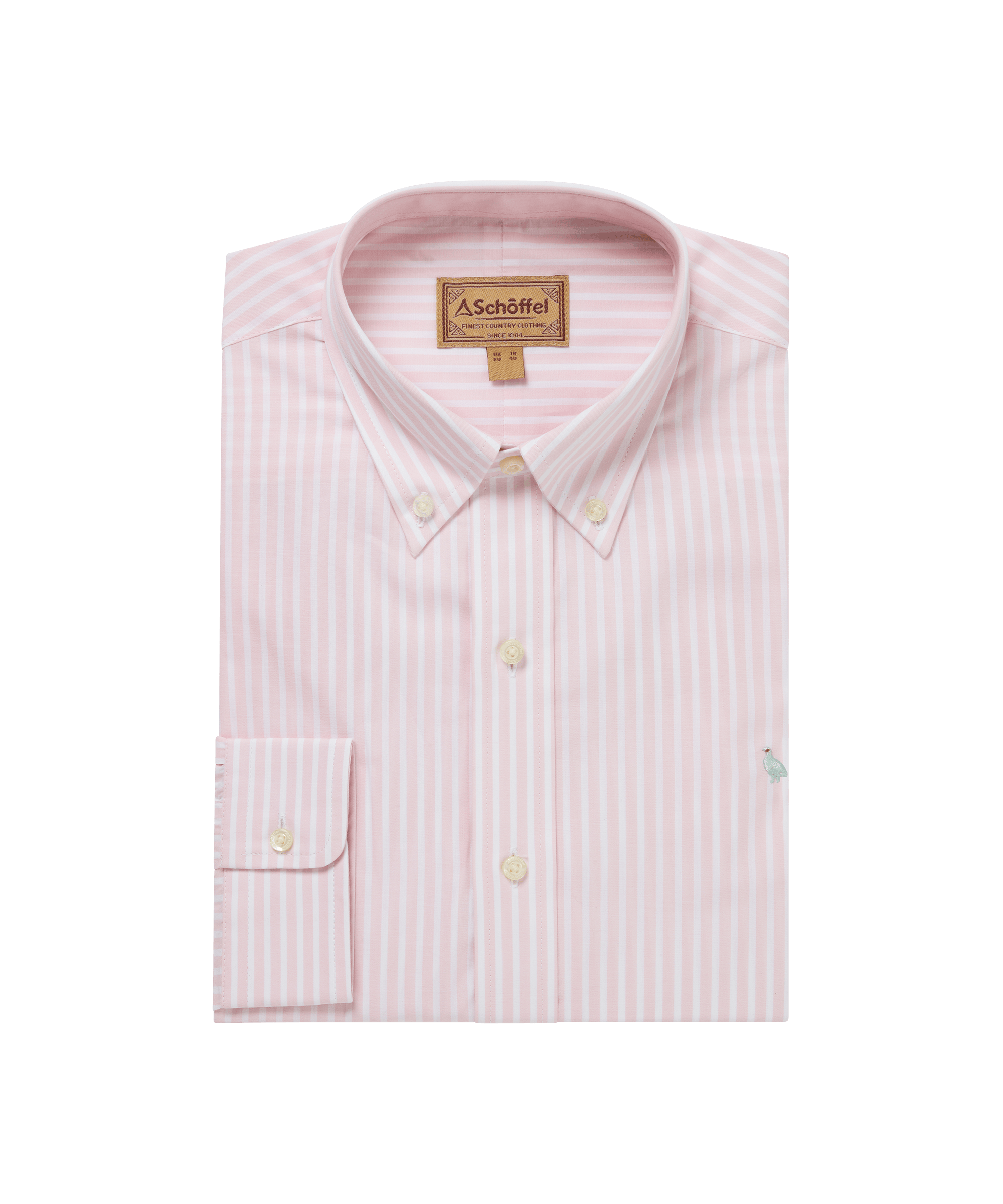 Schöffel Men's Holme Striped Shirt Light Pink