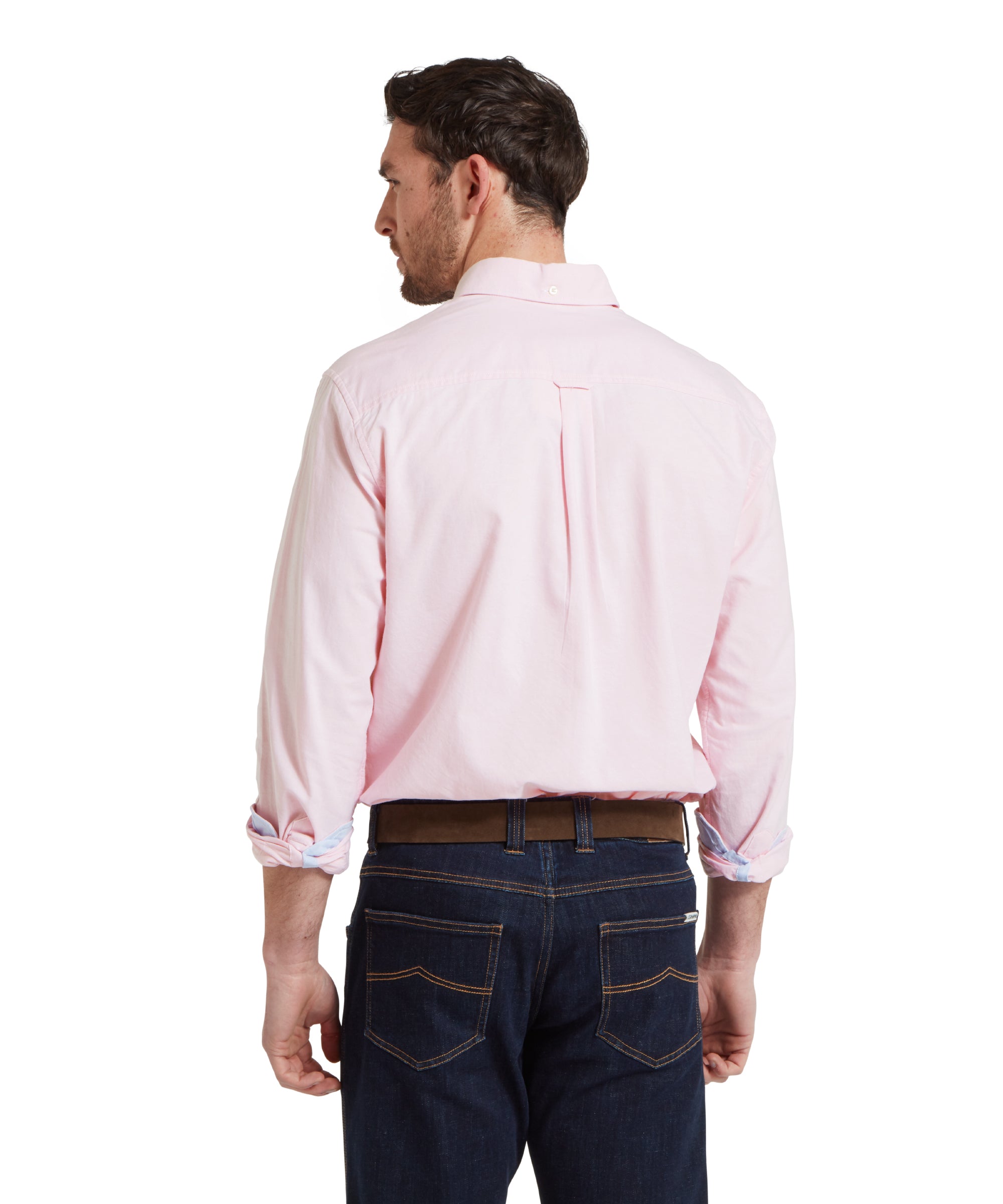 Holt Soft Oxford Tailored Shirt - Light Pink