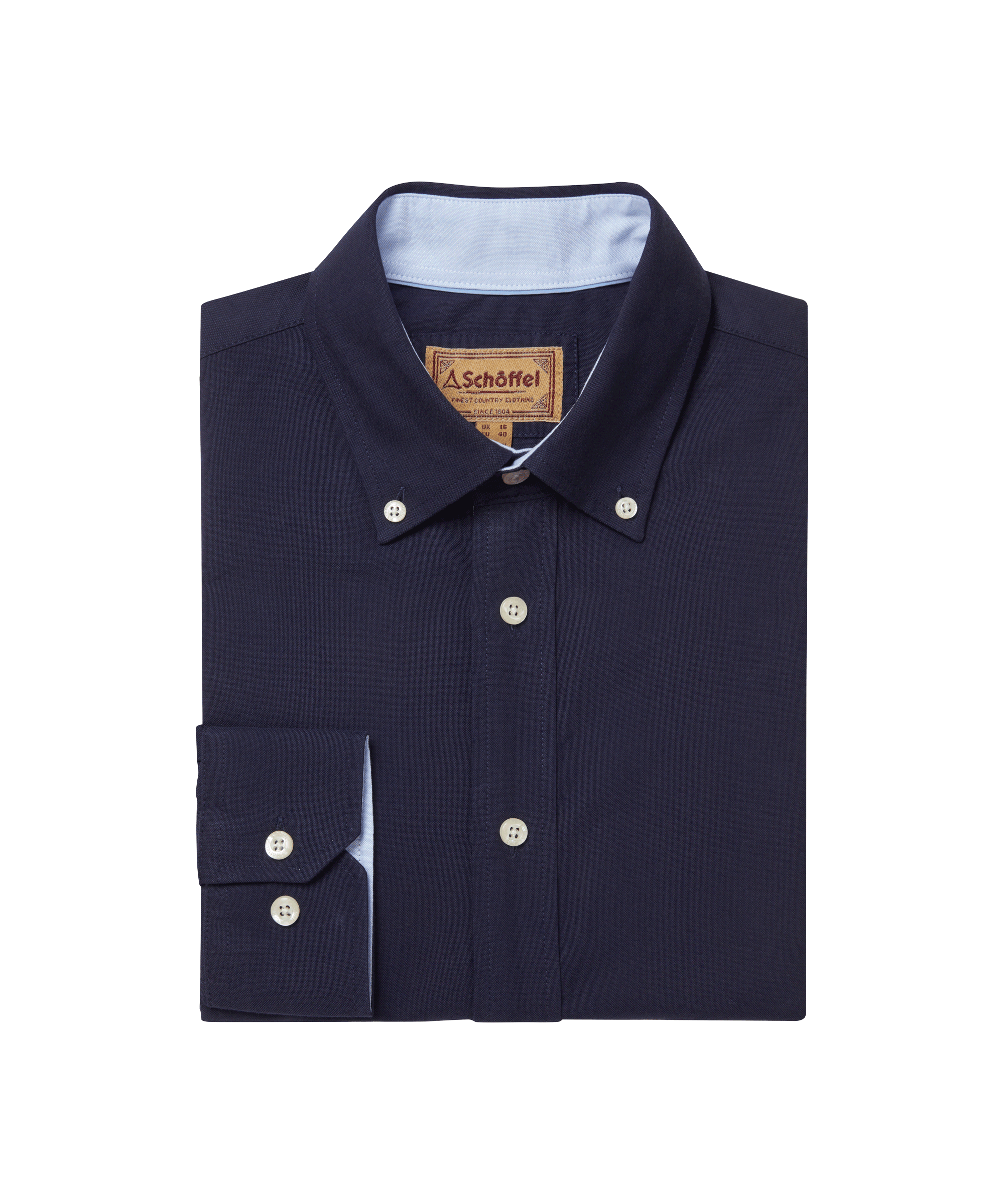 Schöffel Holt Soft Oxford Tailored Shirt for Men in Navy