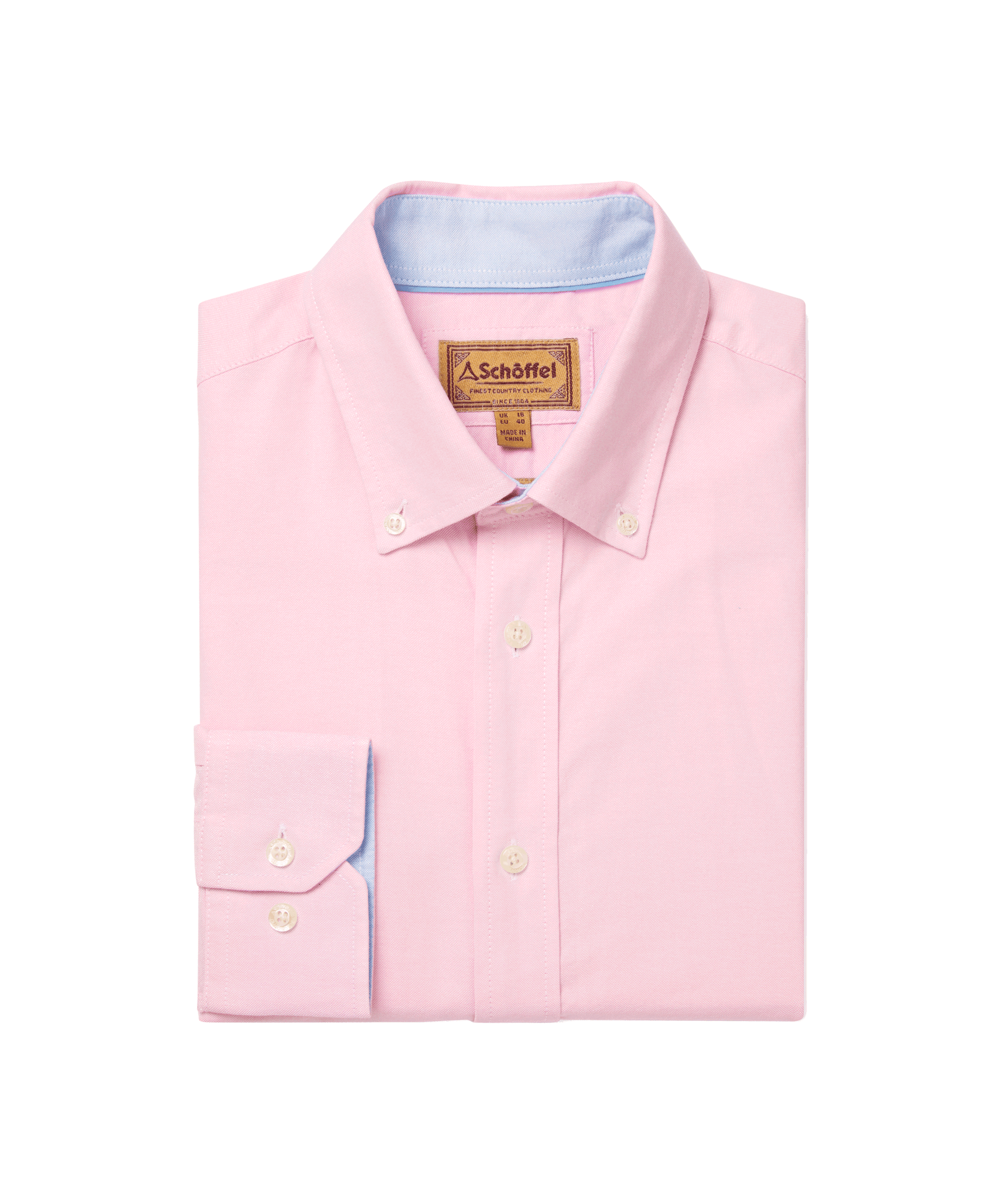 Schöffel Holt Soft Oxford Tailored Shirt for Men in Pink