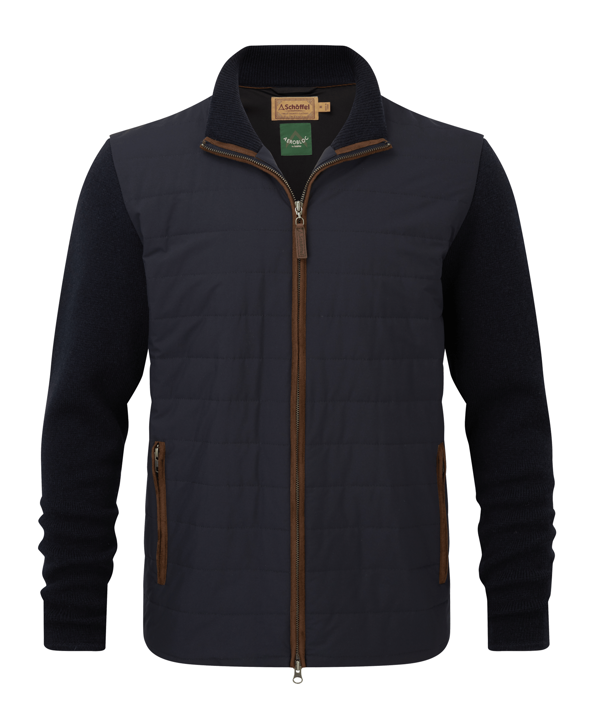 Schöffel Hybrid Aerobloc Jacket for Men in Navy