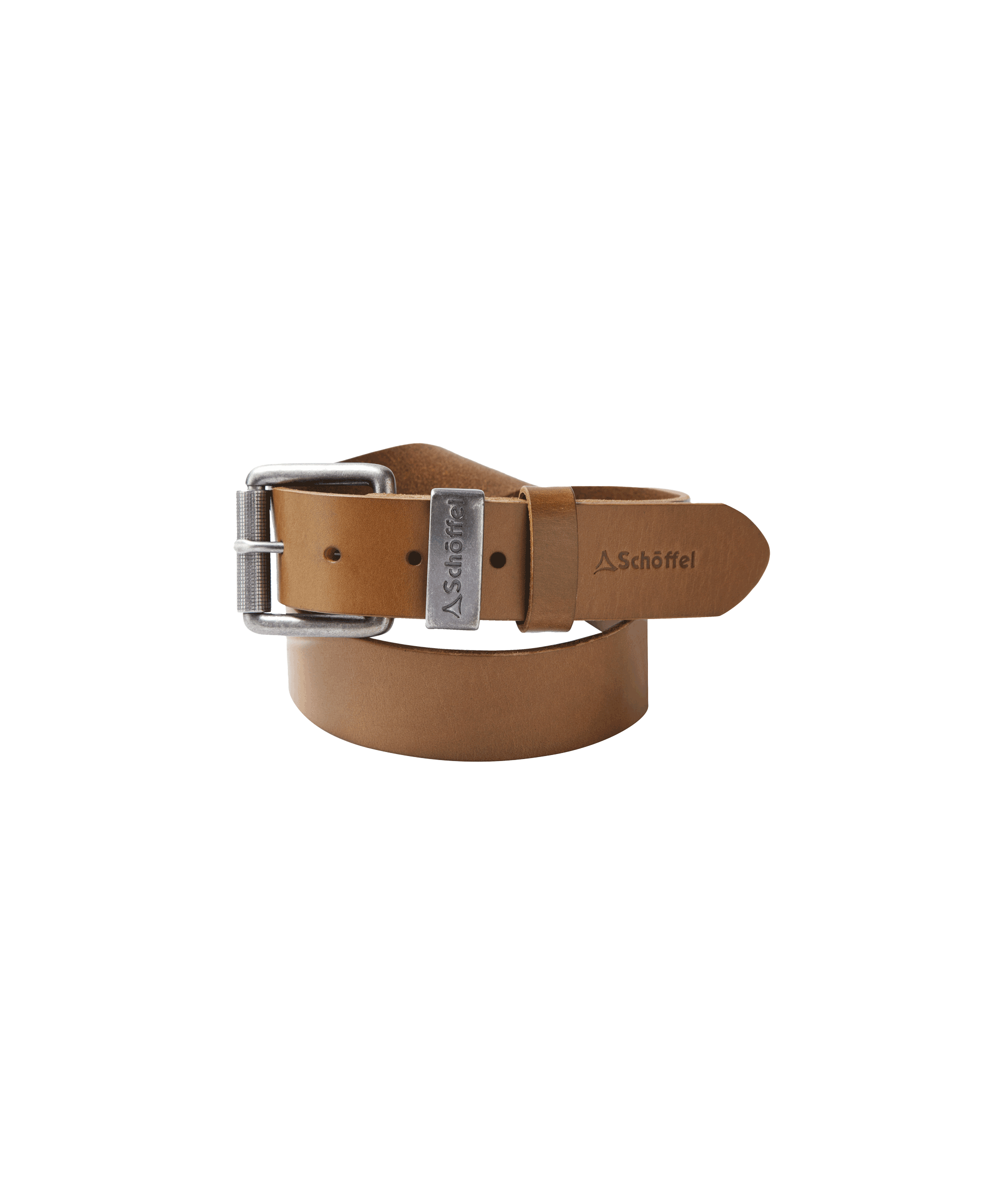 Schöffel Leather Belt for Men in Light-Brown