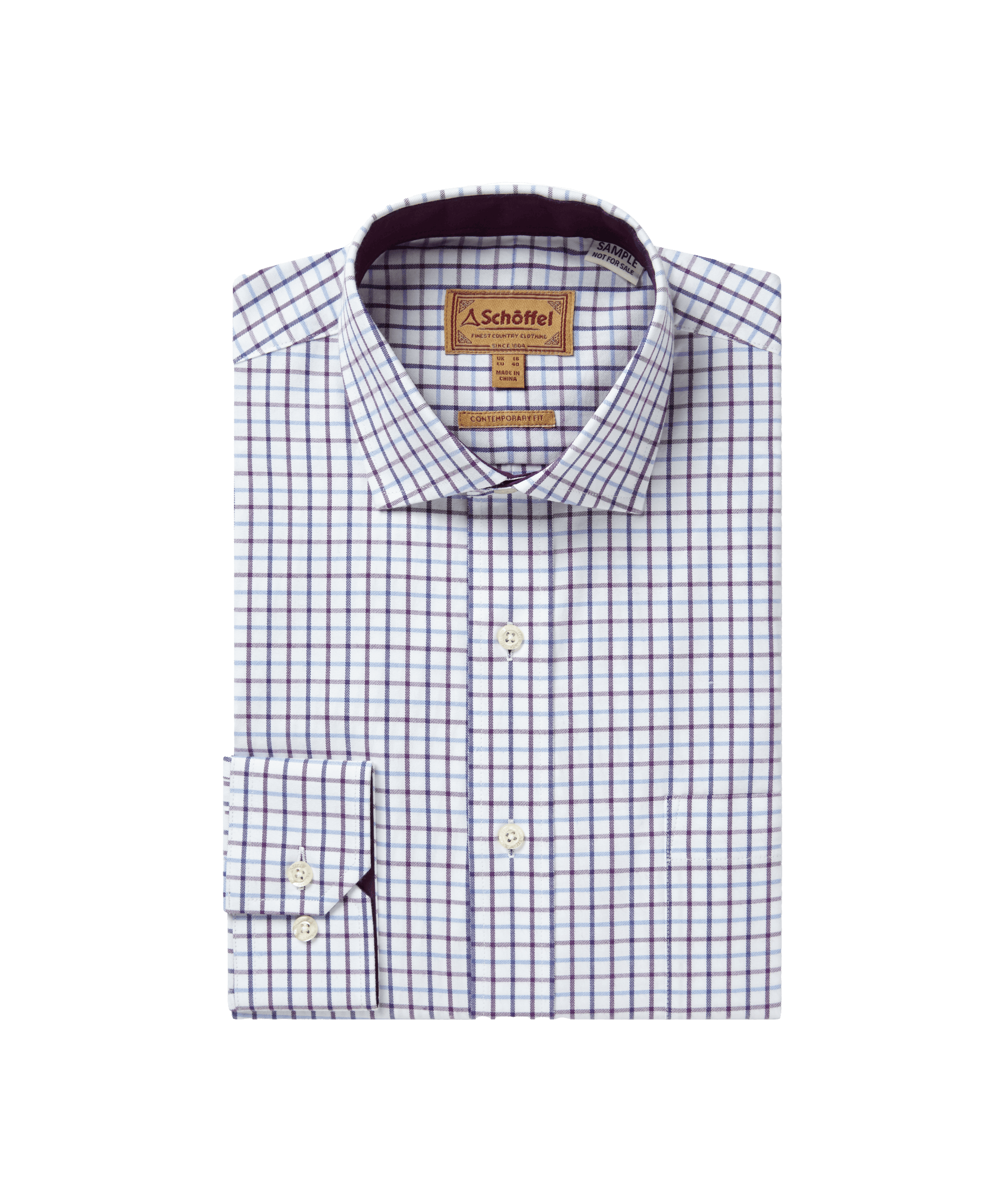 Schöffel Milton Tailored Shirt for Men in Purple