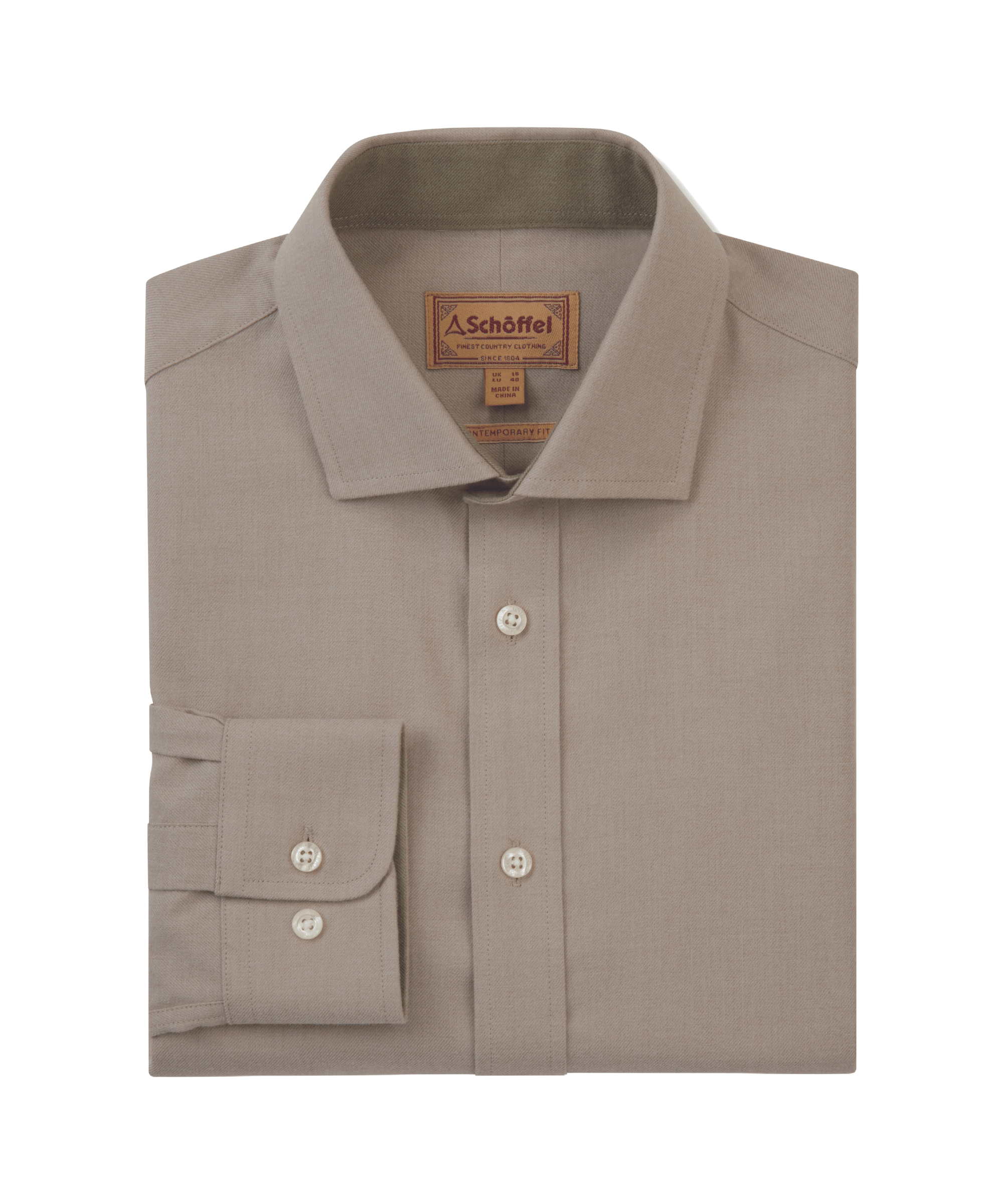 Newton Tailored Sporting Shirt - Mole