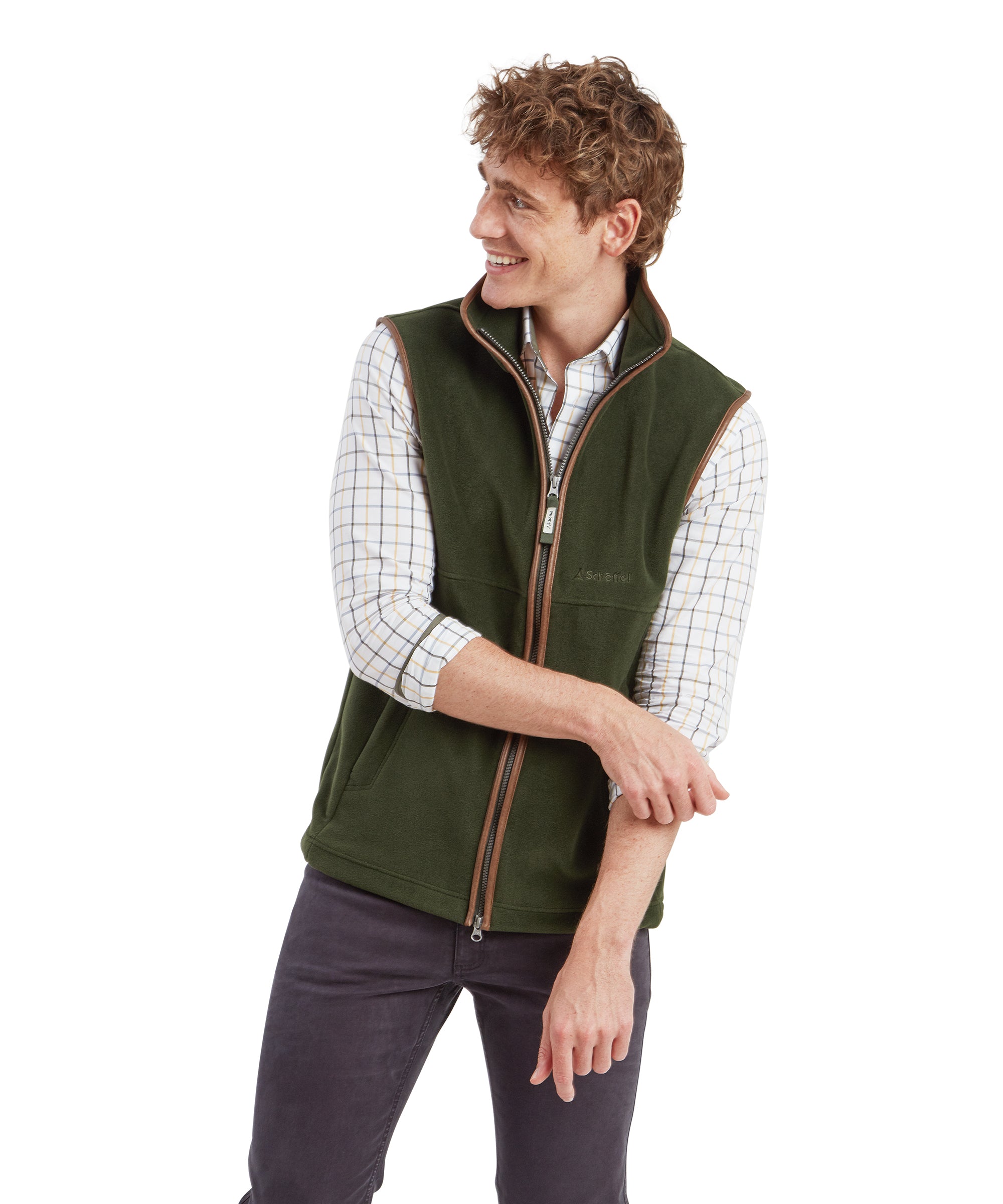 Oakham Fleece Gilet - Forest