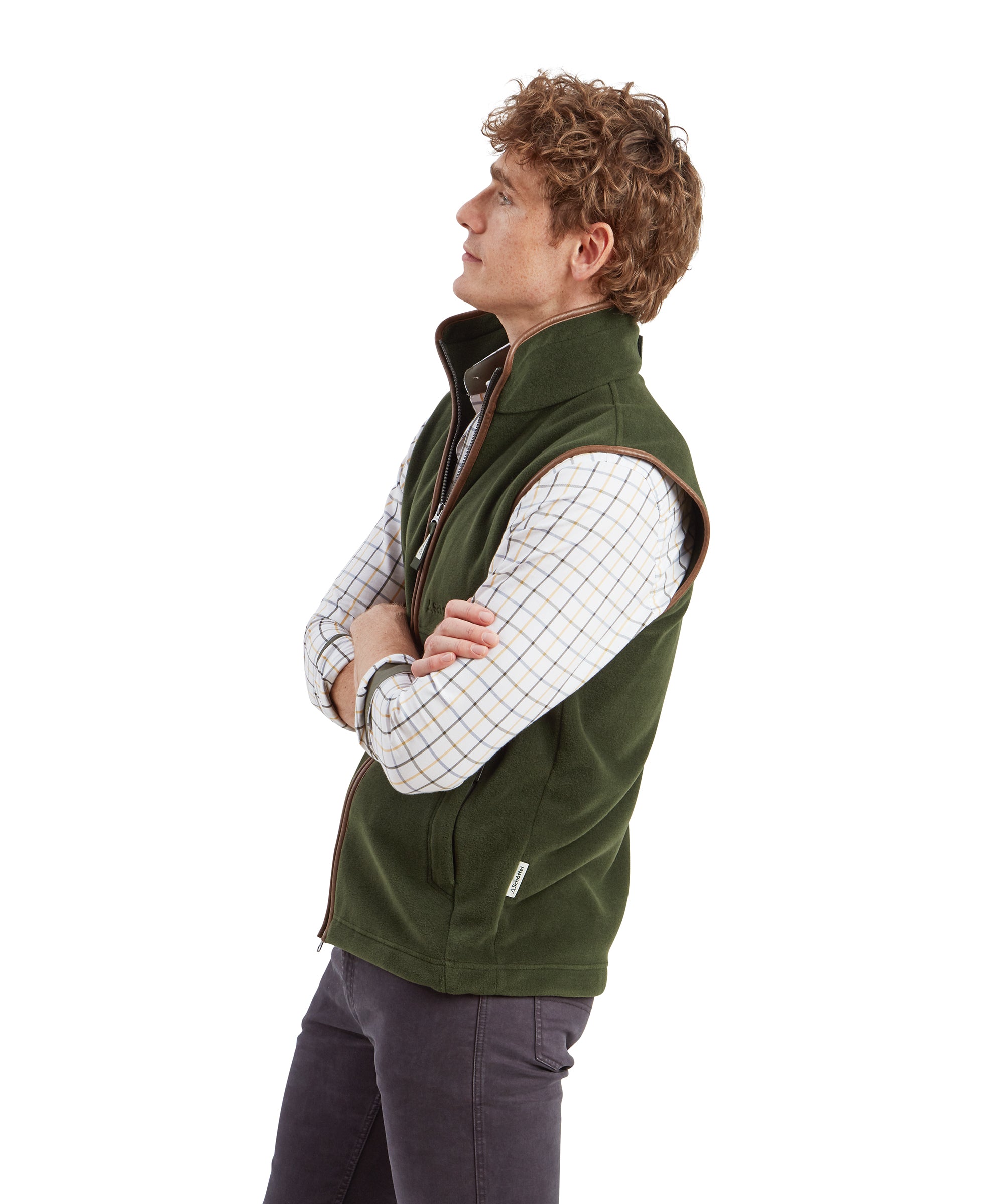 Oakham Fleece Gilet - Forest