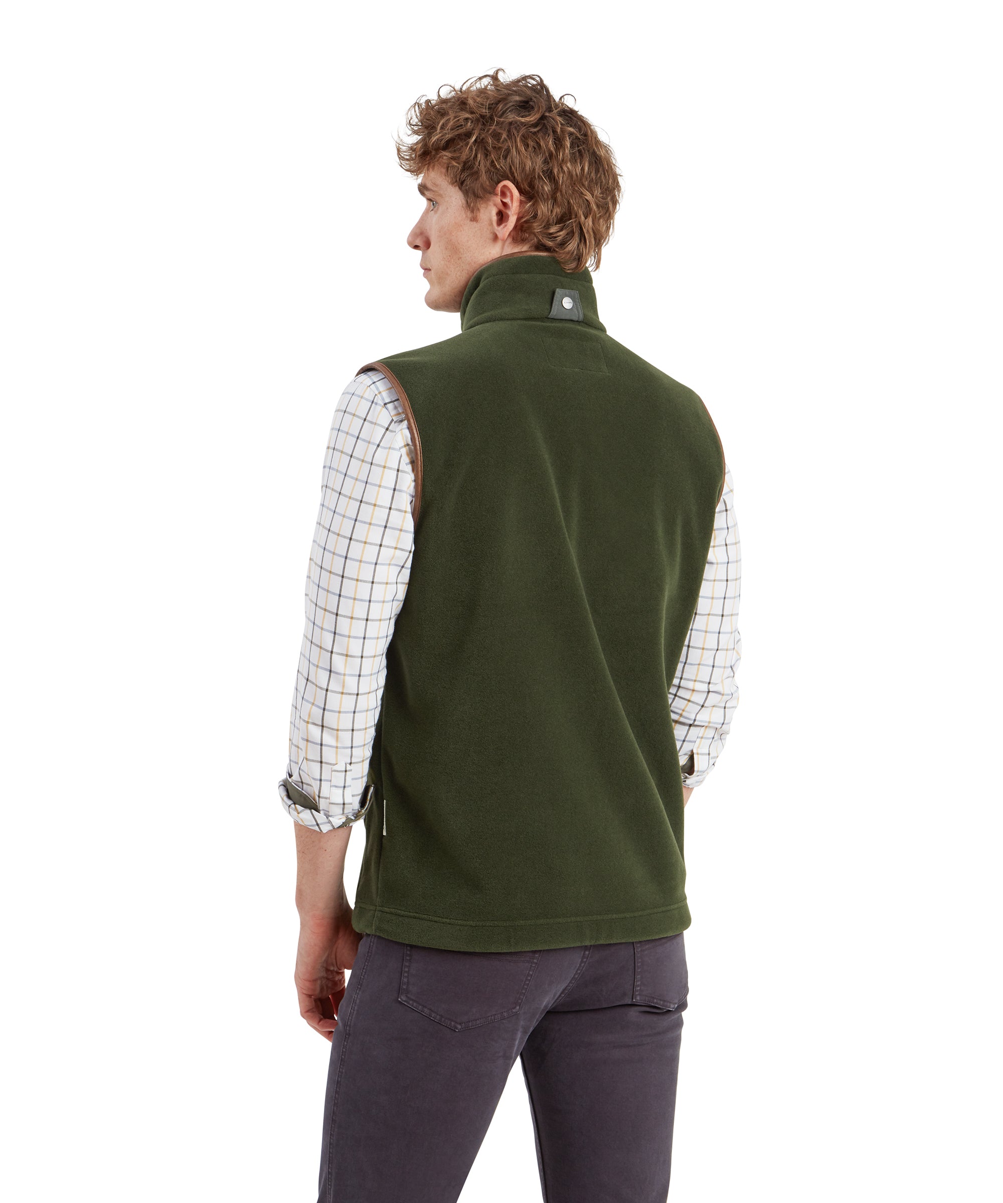 Fleece waistcoat mens best sale