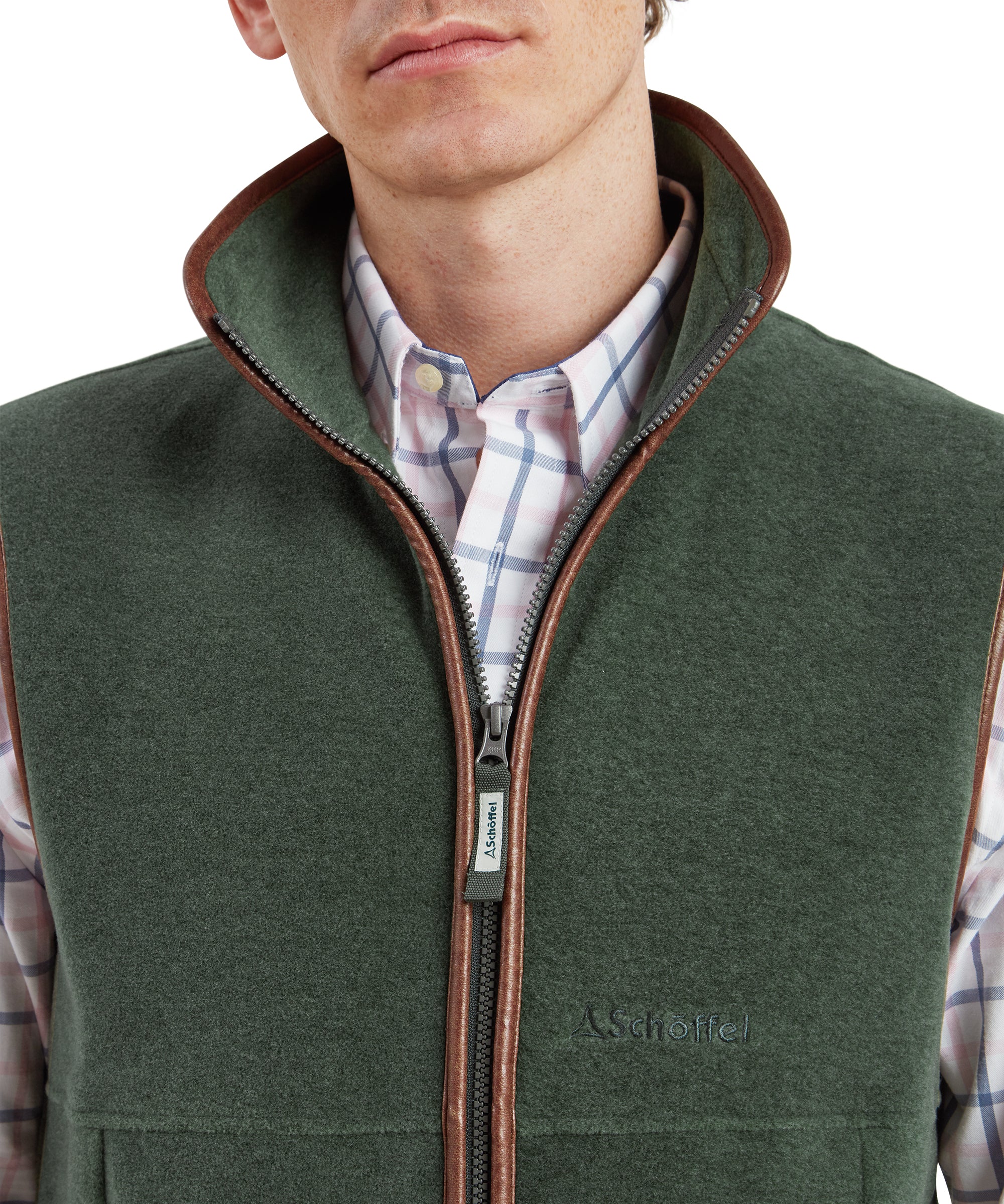 Oakham Fleece Gilet - Cedar Green