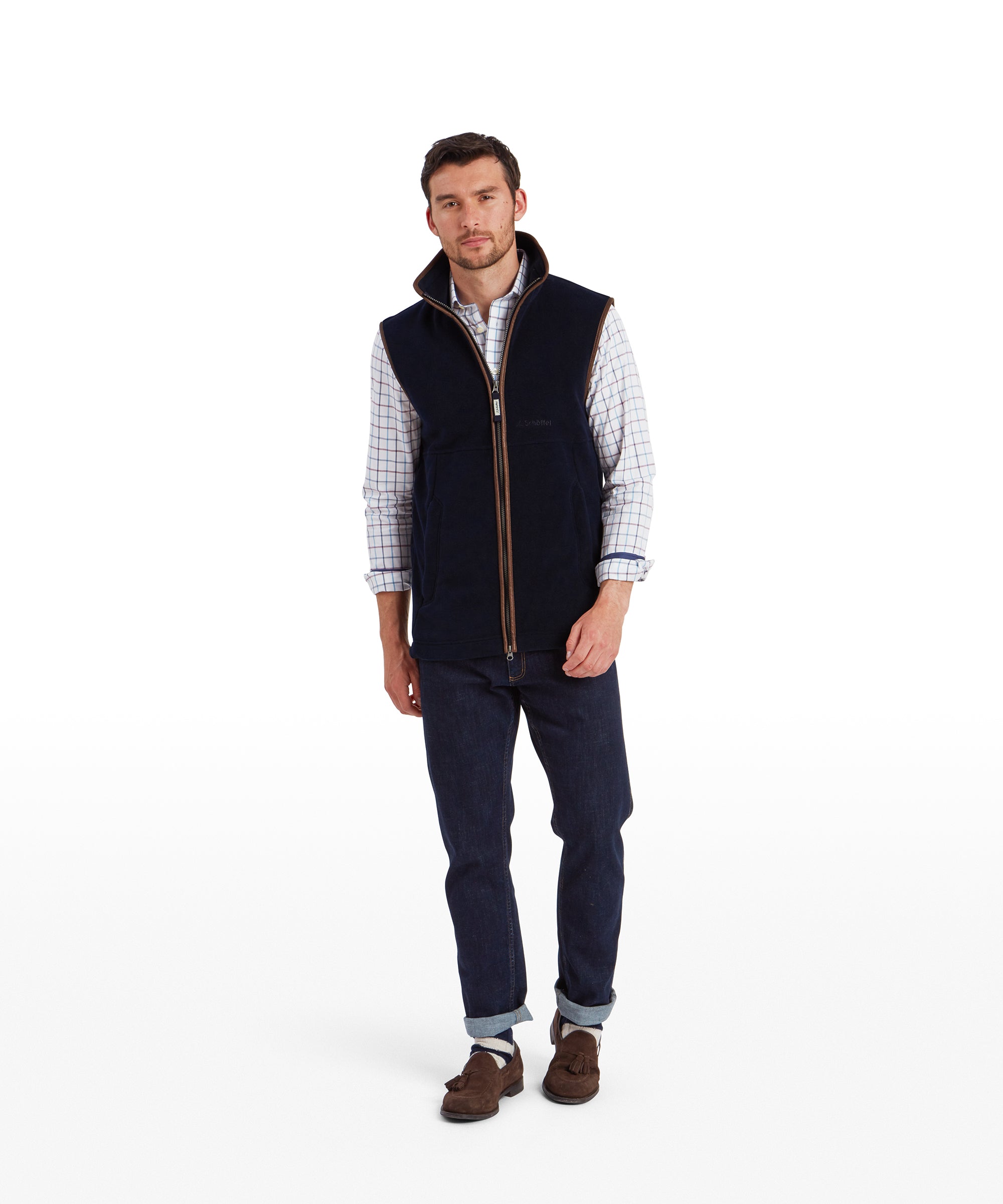 Oakham Fleece Gilet - Navy