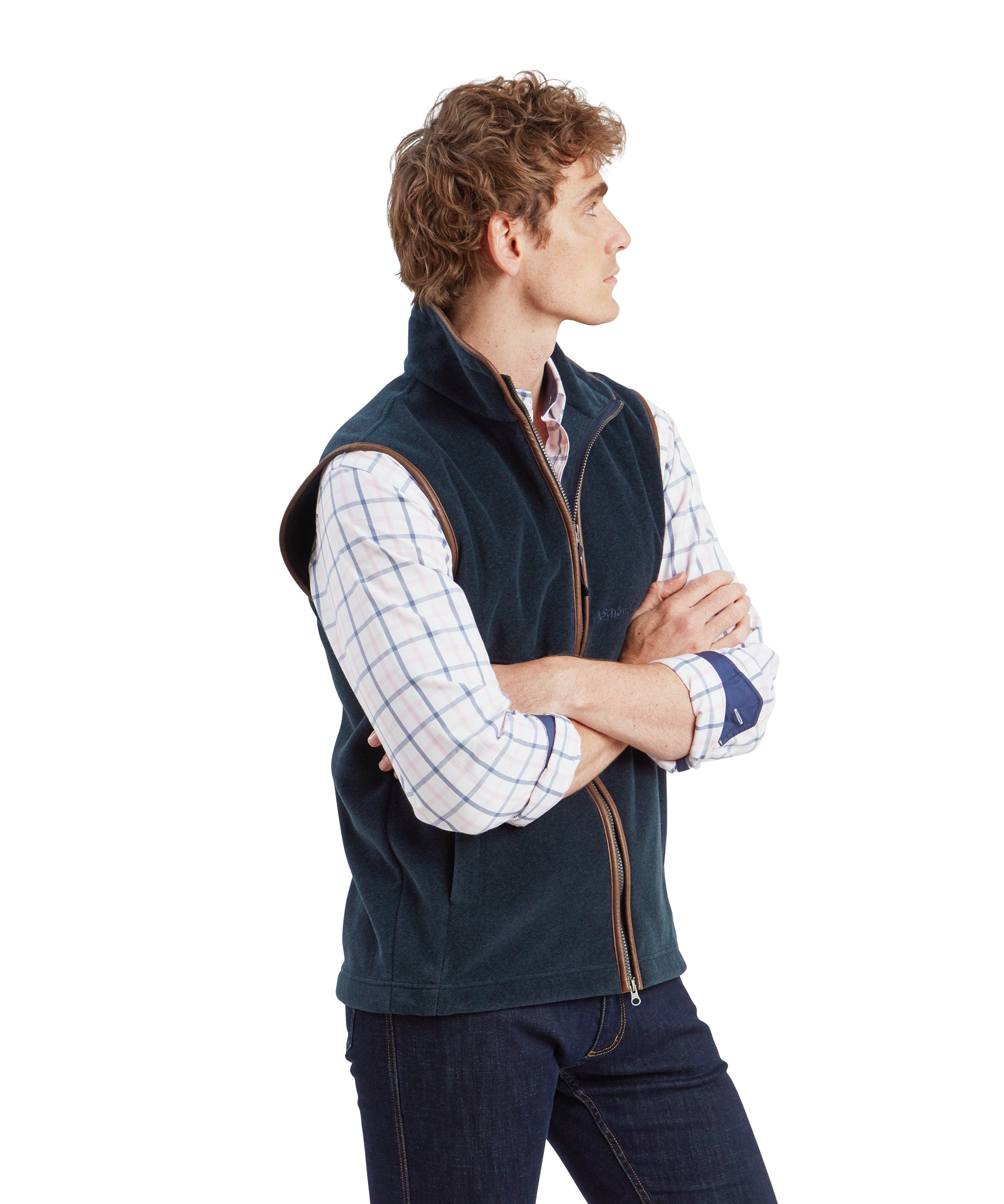 Oakham Fleece Gilet - Petrol Blue