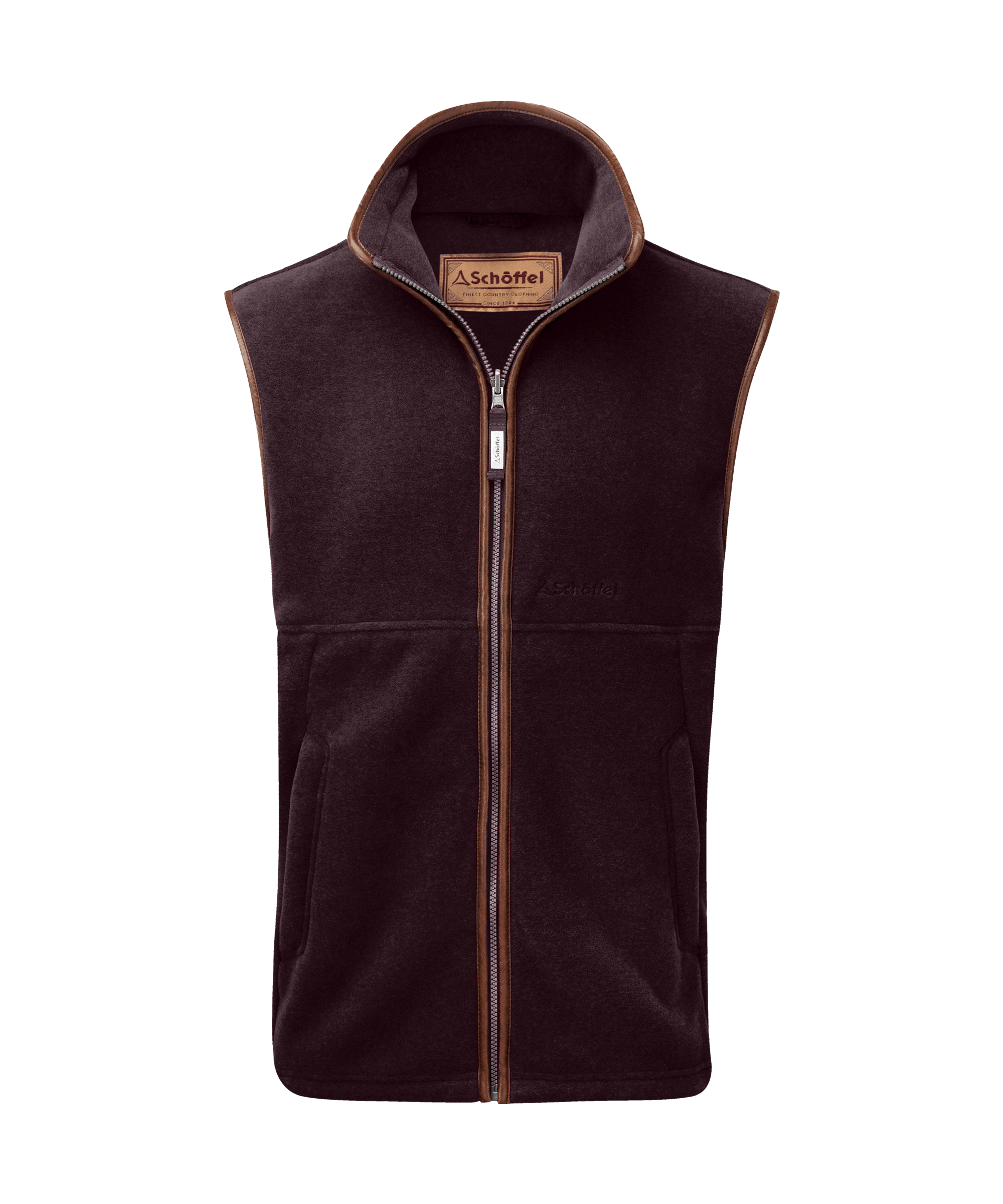 Oakham Fleece Gilet - Port