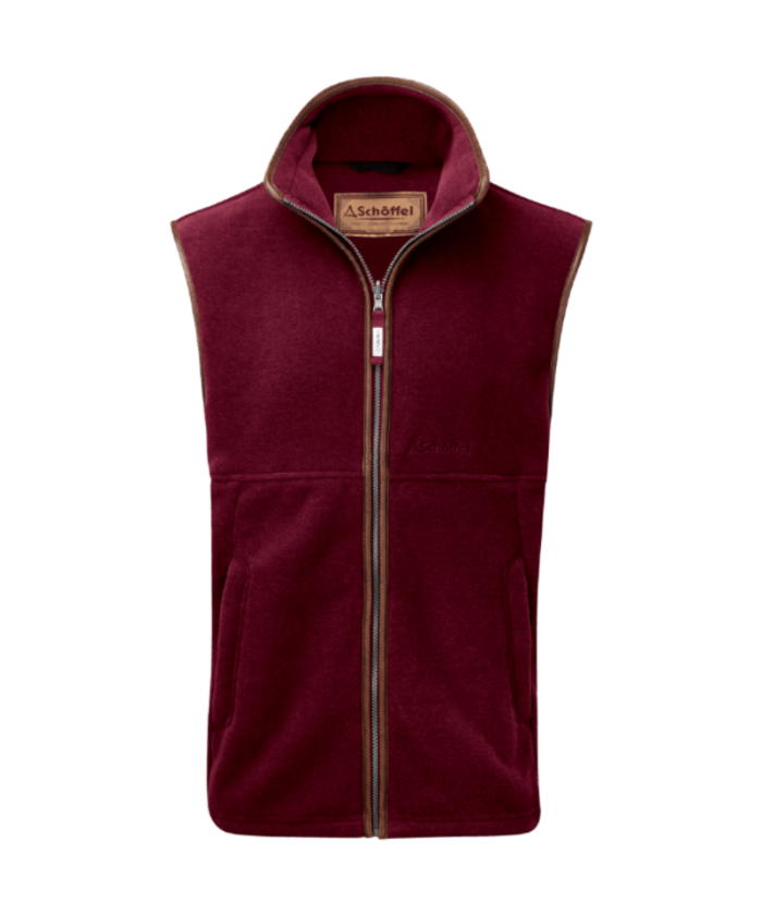 Schöffel Oakham Fleece Gilet for Men in Red