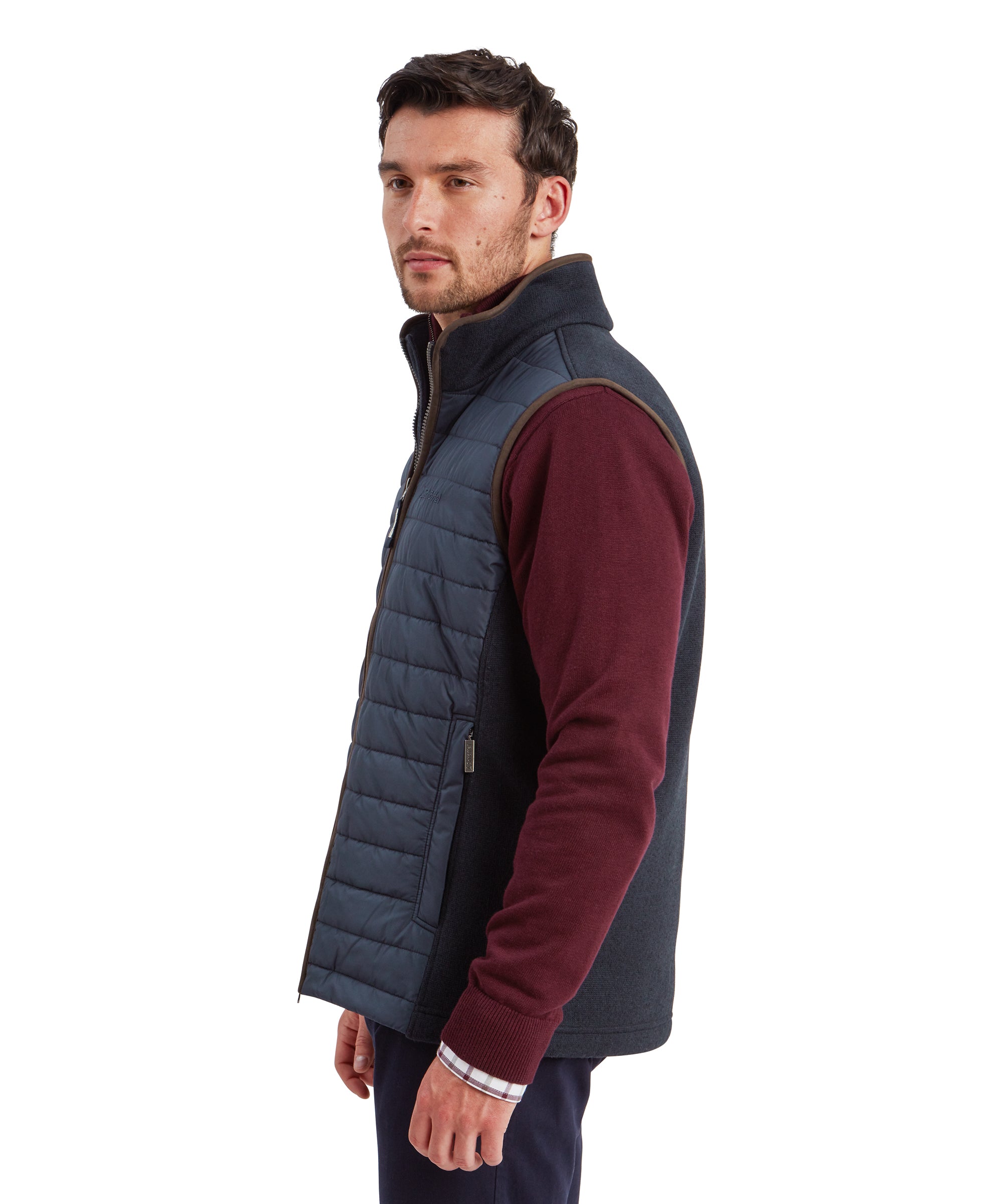 Oakham Hybrid Gilet - Petrol Blue