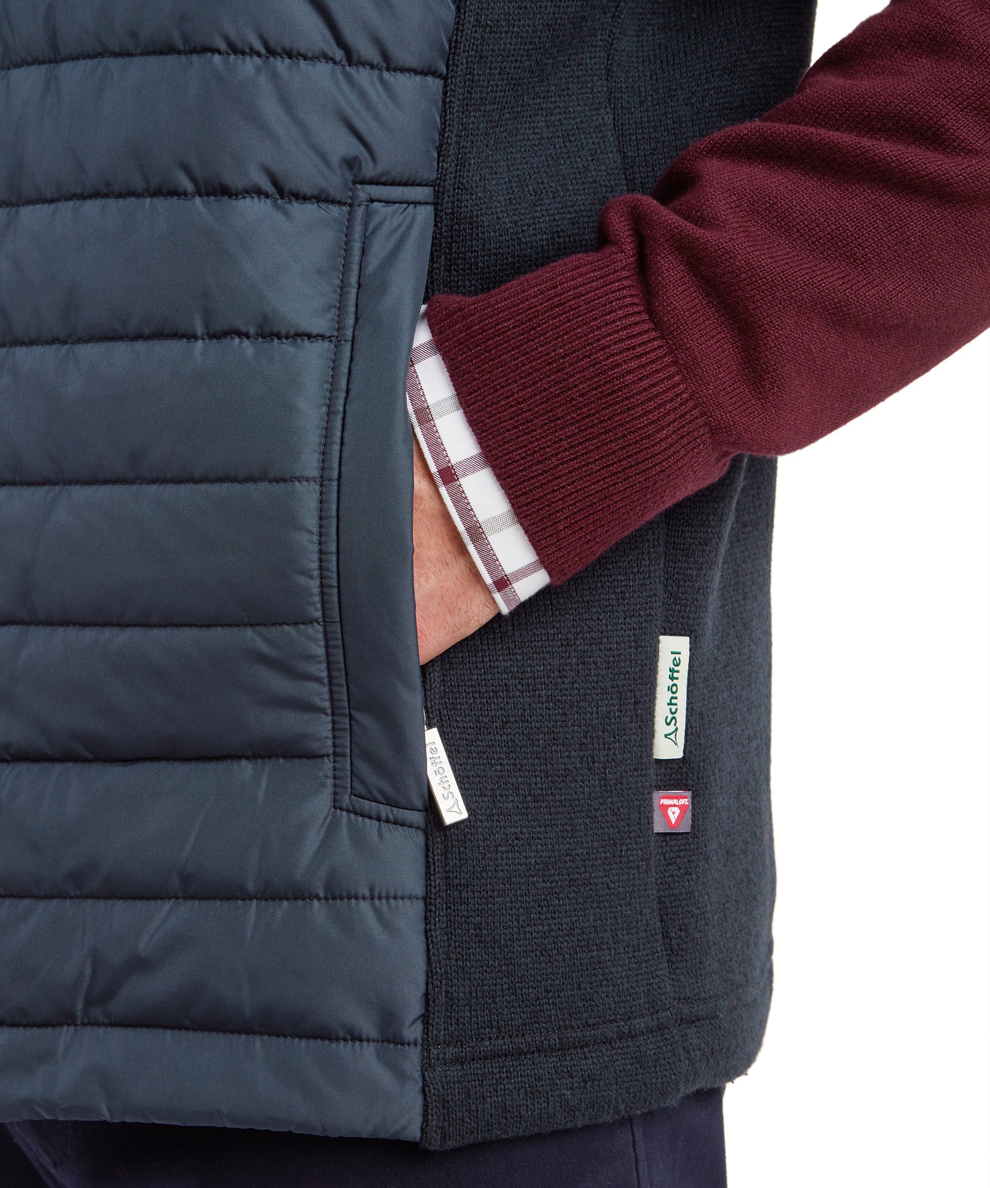 Oakham Hybrid Gilet - Petrol Blue