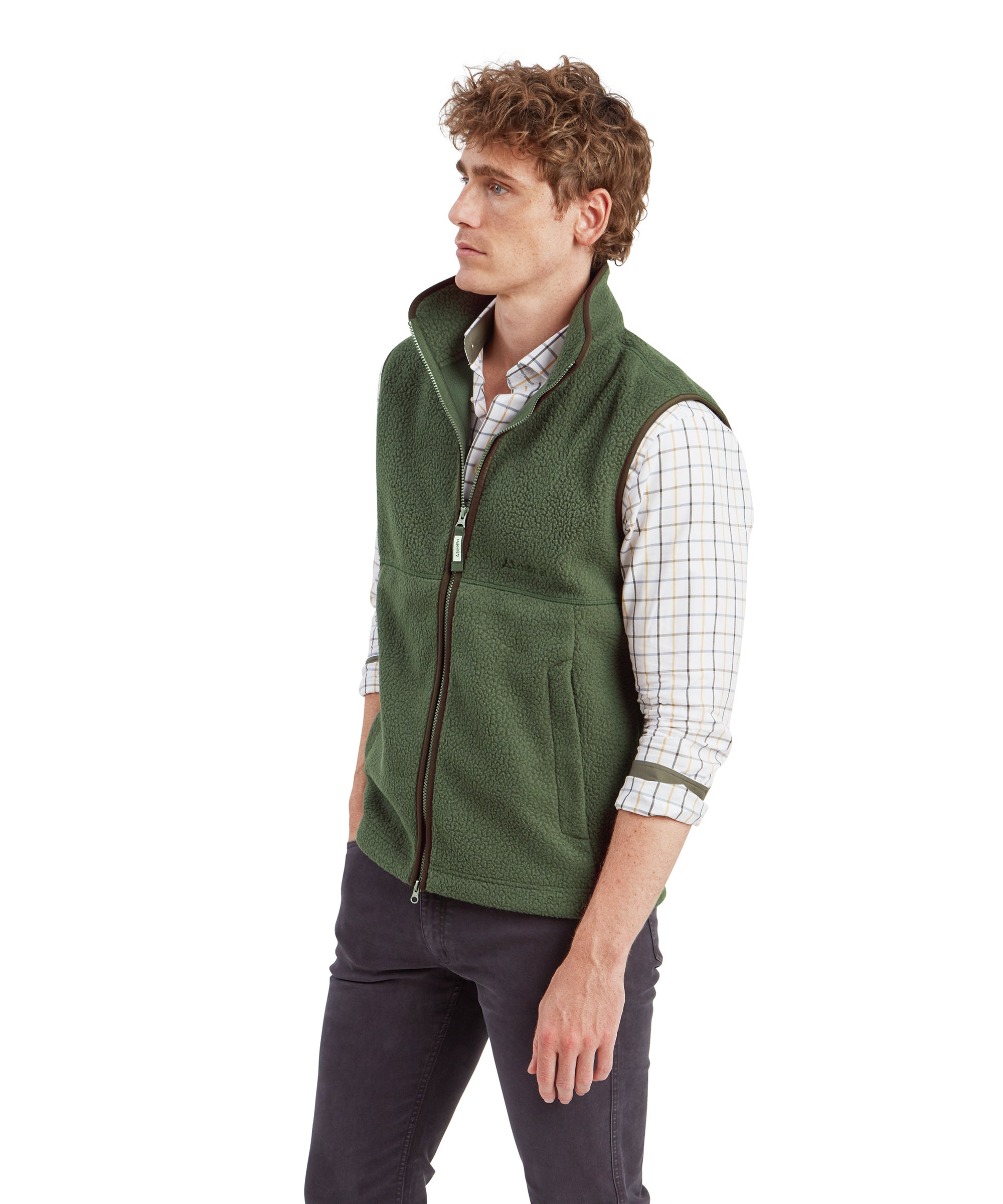 Retro fleece vest on sale