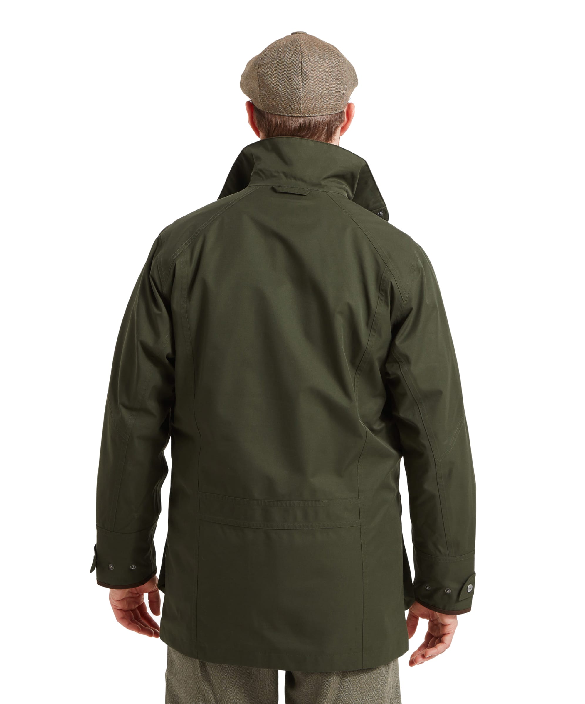 Rear view of the Schöffel Ptarmigan Extreme II for Men in Green, showcasing the back design