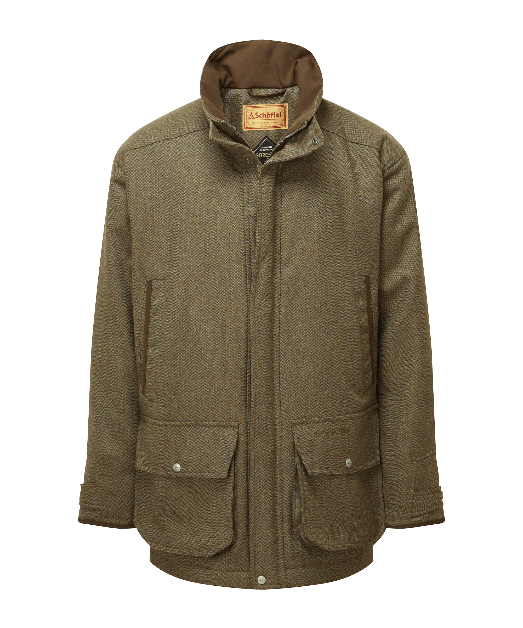 Schöffel Ptarmigan Tweed Classic Coat for Men in Green